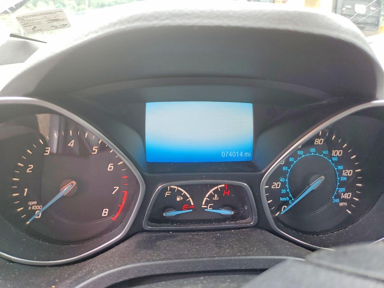 2014 Ford Escape Gray vin: 1FMCU9J95EUA67210