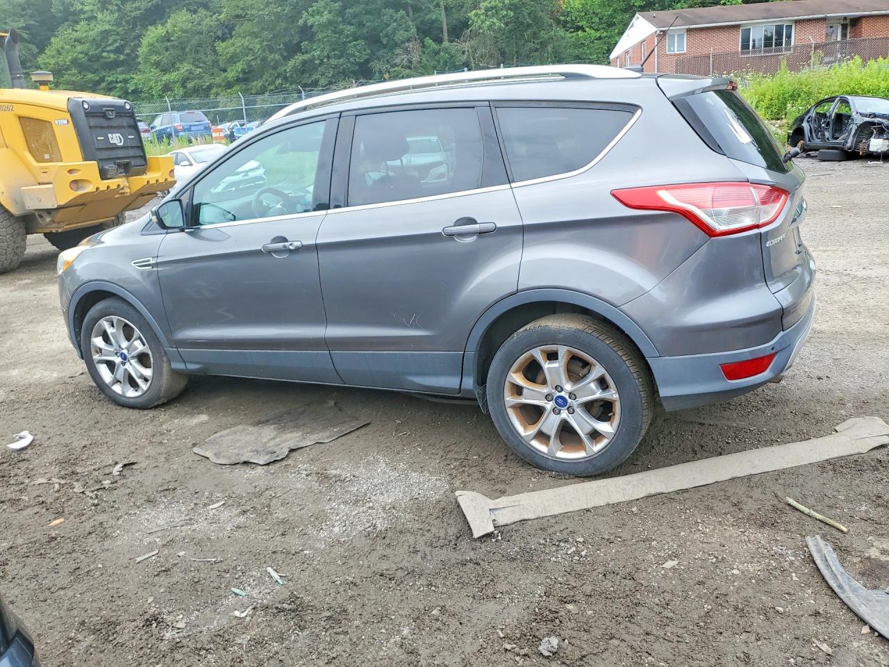 2014 Ford Escape Gray vin: 1FMCU9J95EUA67210