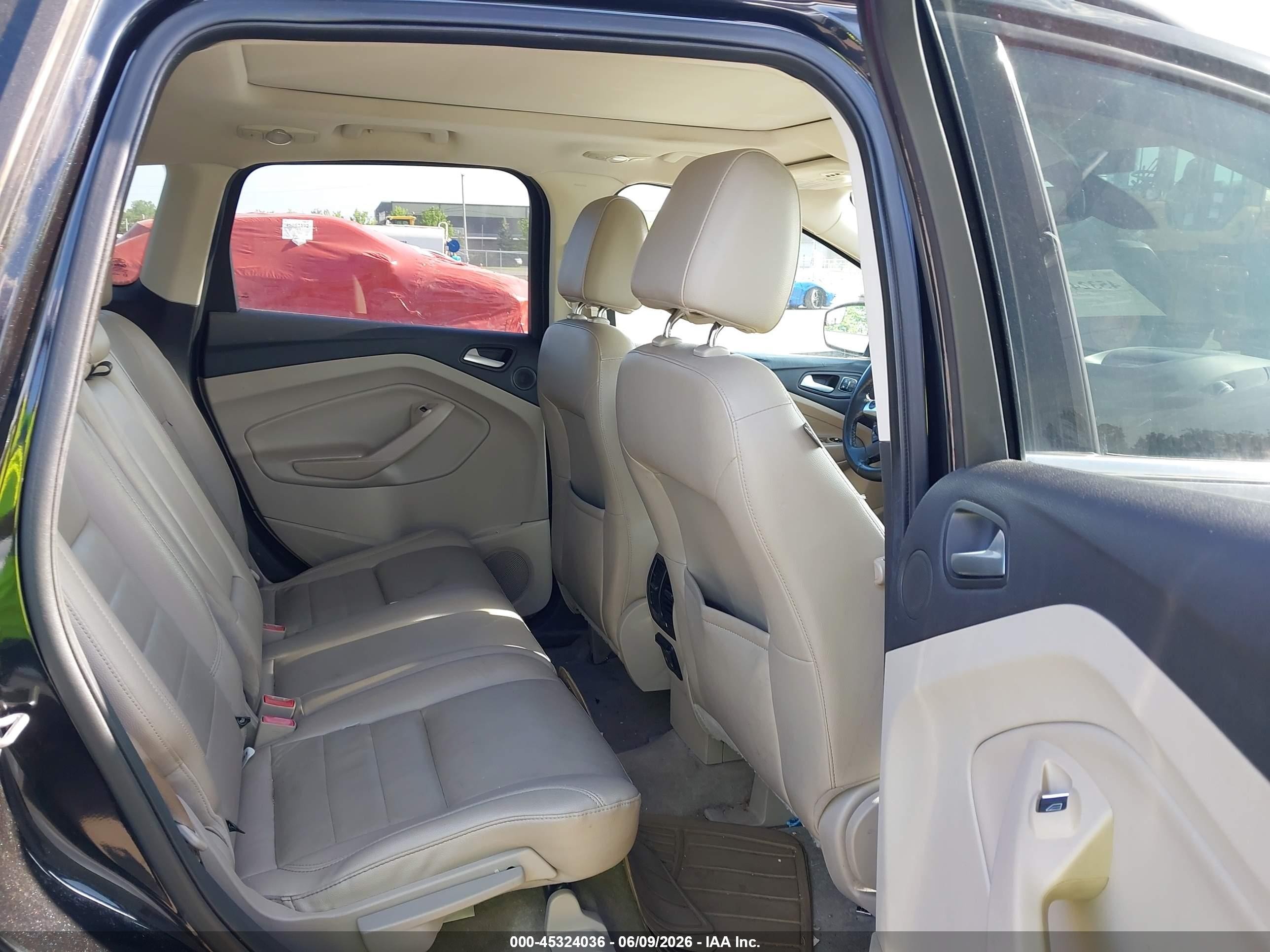2014 Ford Escape Titanium Black vin: 1FMCU9J95EUA75341