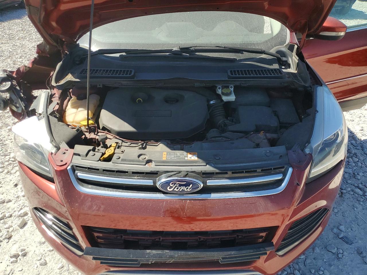 2014 Ford Escape Titanium Burgundy vin: 1FMCU9J95EUB28023
