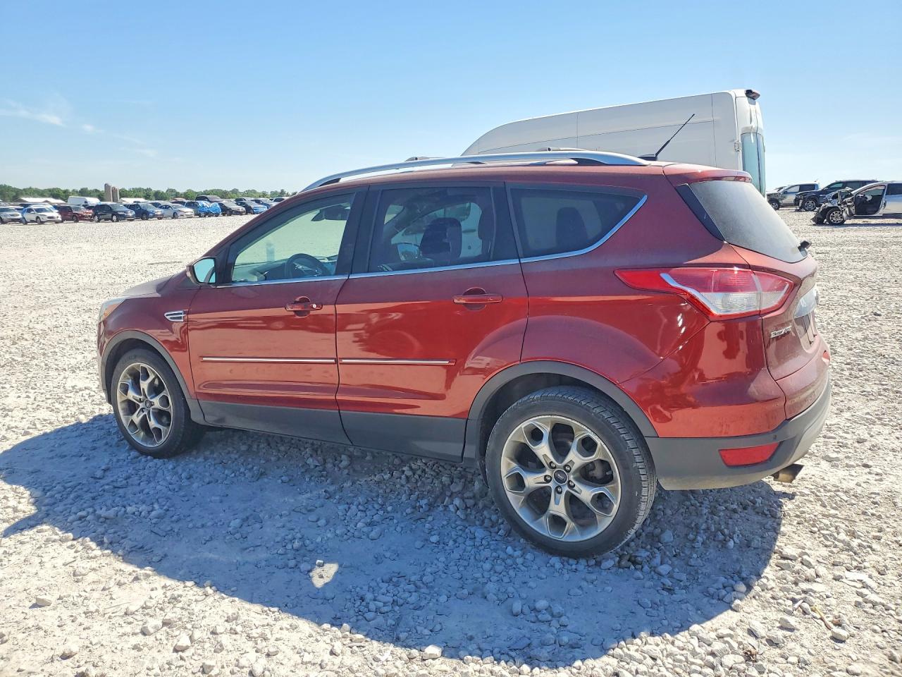2014 Ford Escape Titanium Burgundy vin: 1FMCU9J95EUB28023