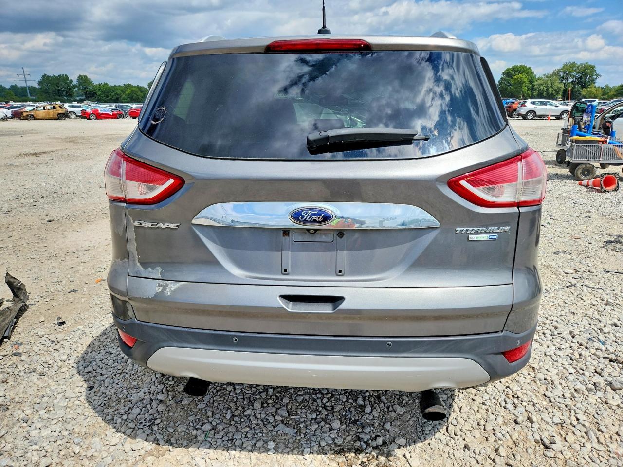 2014 Ford Escape Titanium Gray vin: 1FMCU9J95EUD53199