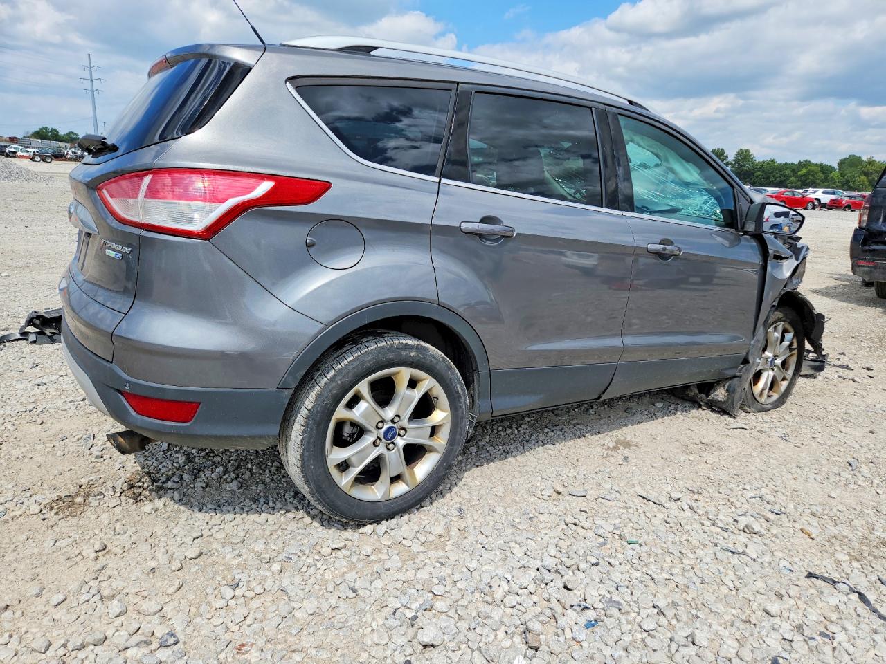 2014 Ford Escape Titanium Gray vin: 1FMCU9J95EUD53199