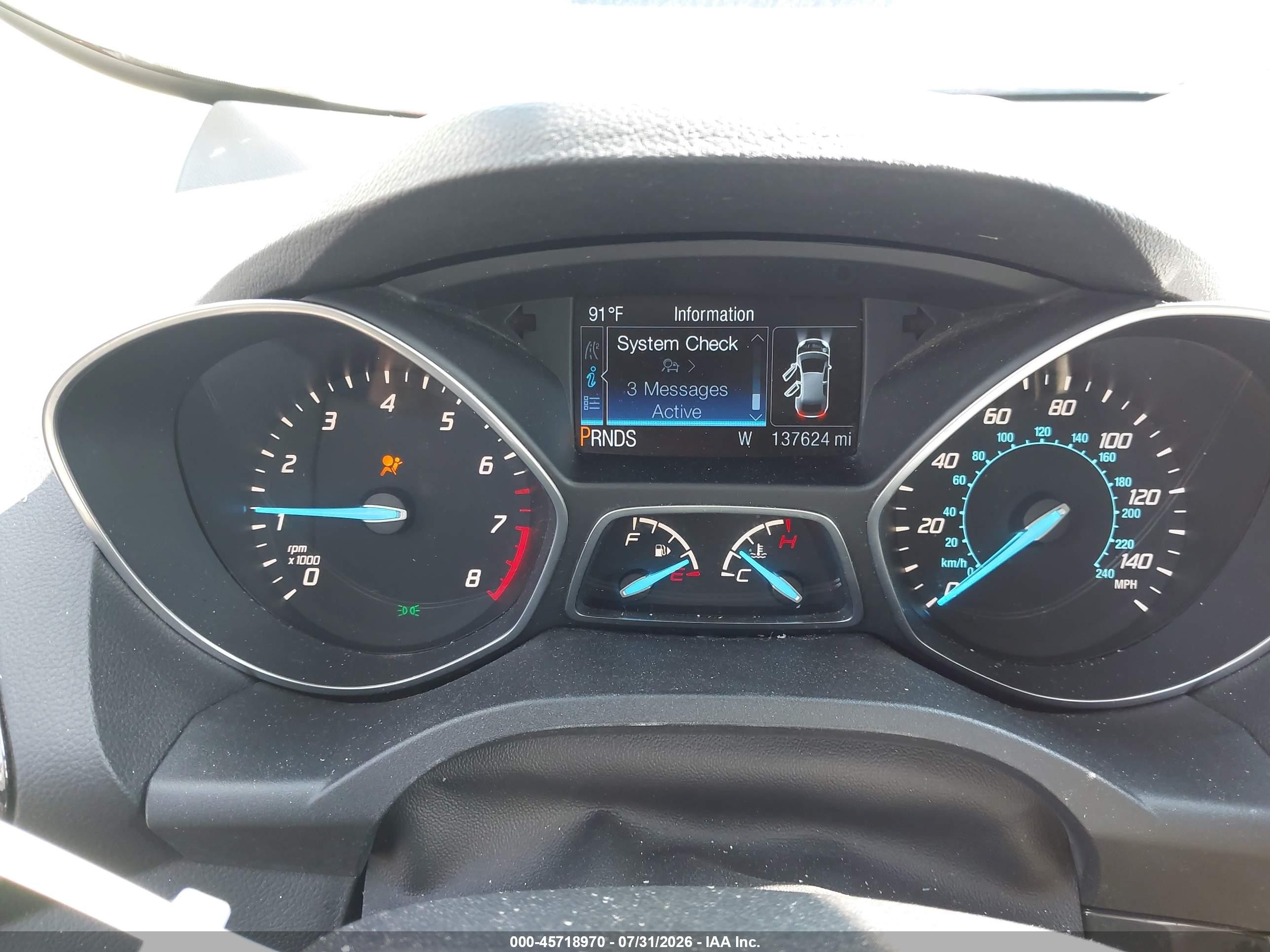 2014 Ford Escape Titanium Красный vin: 1FMCU9J95EUE09027