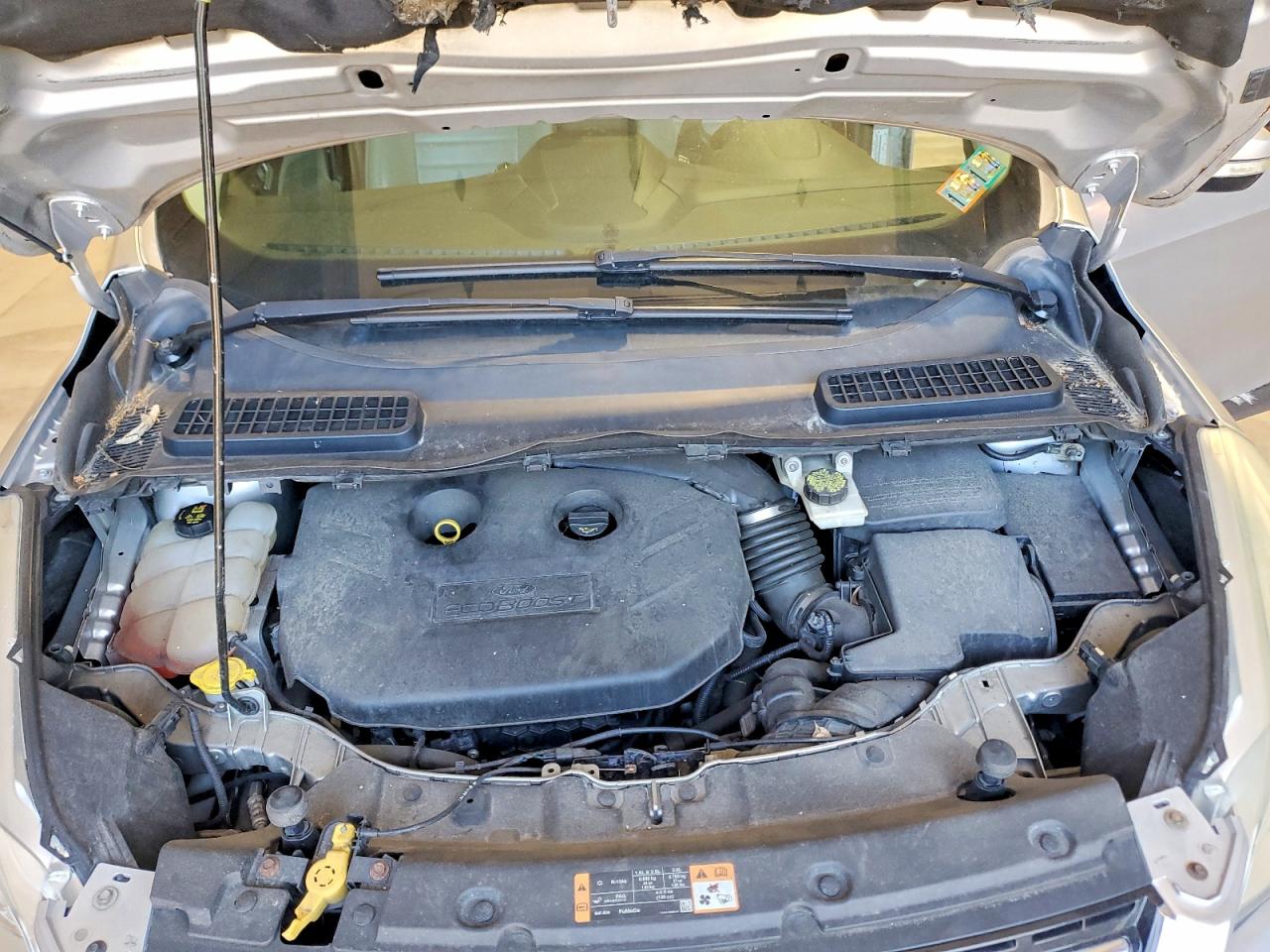 2014 Ford Escape Titanium Silver vin: 1FMCU9J95EUE09500