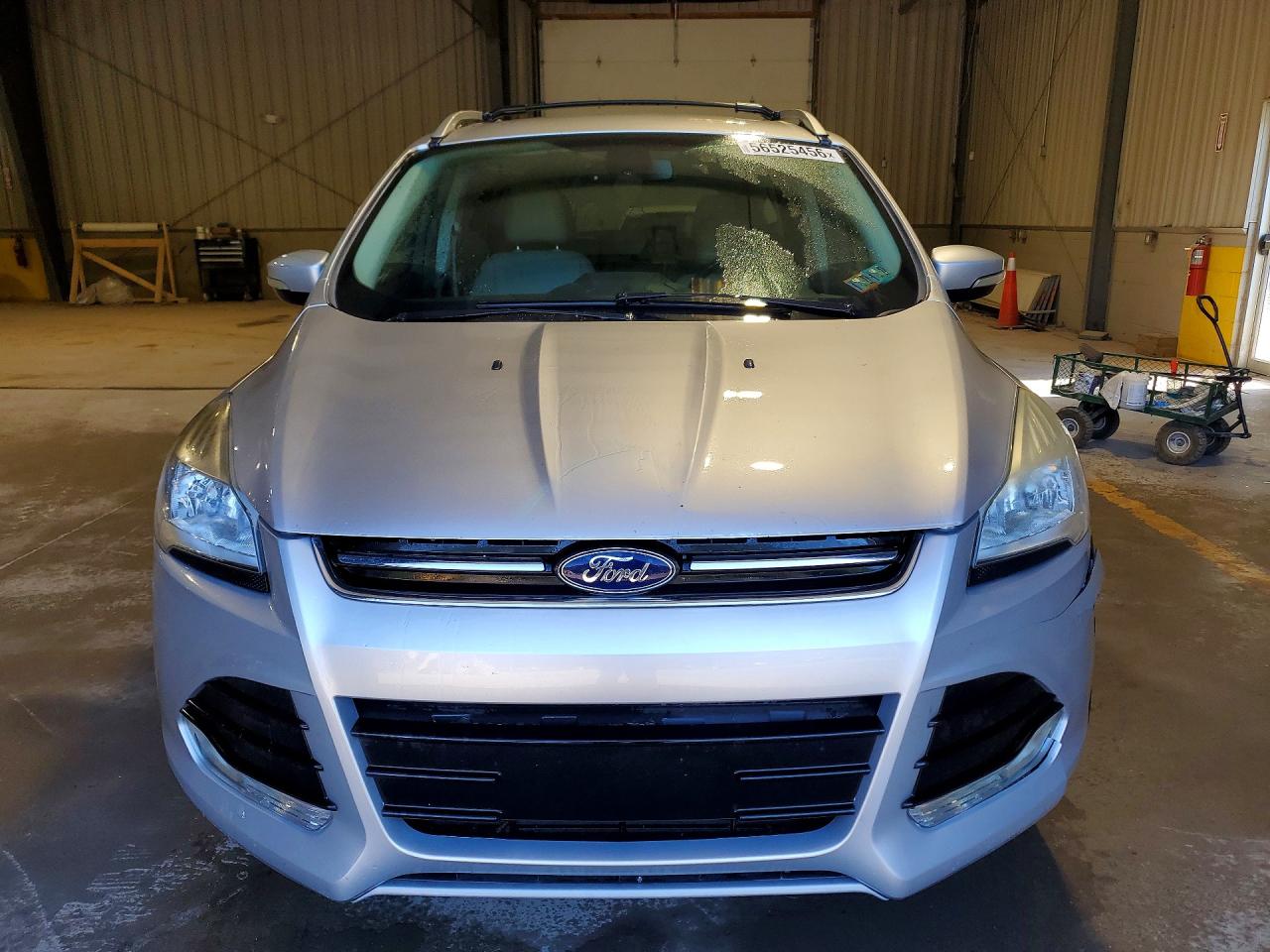 2014 Ford Escape Titanium Silver vin: 1FMCU9J95EUE09500