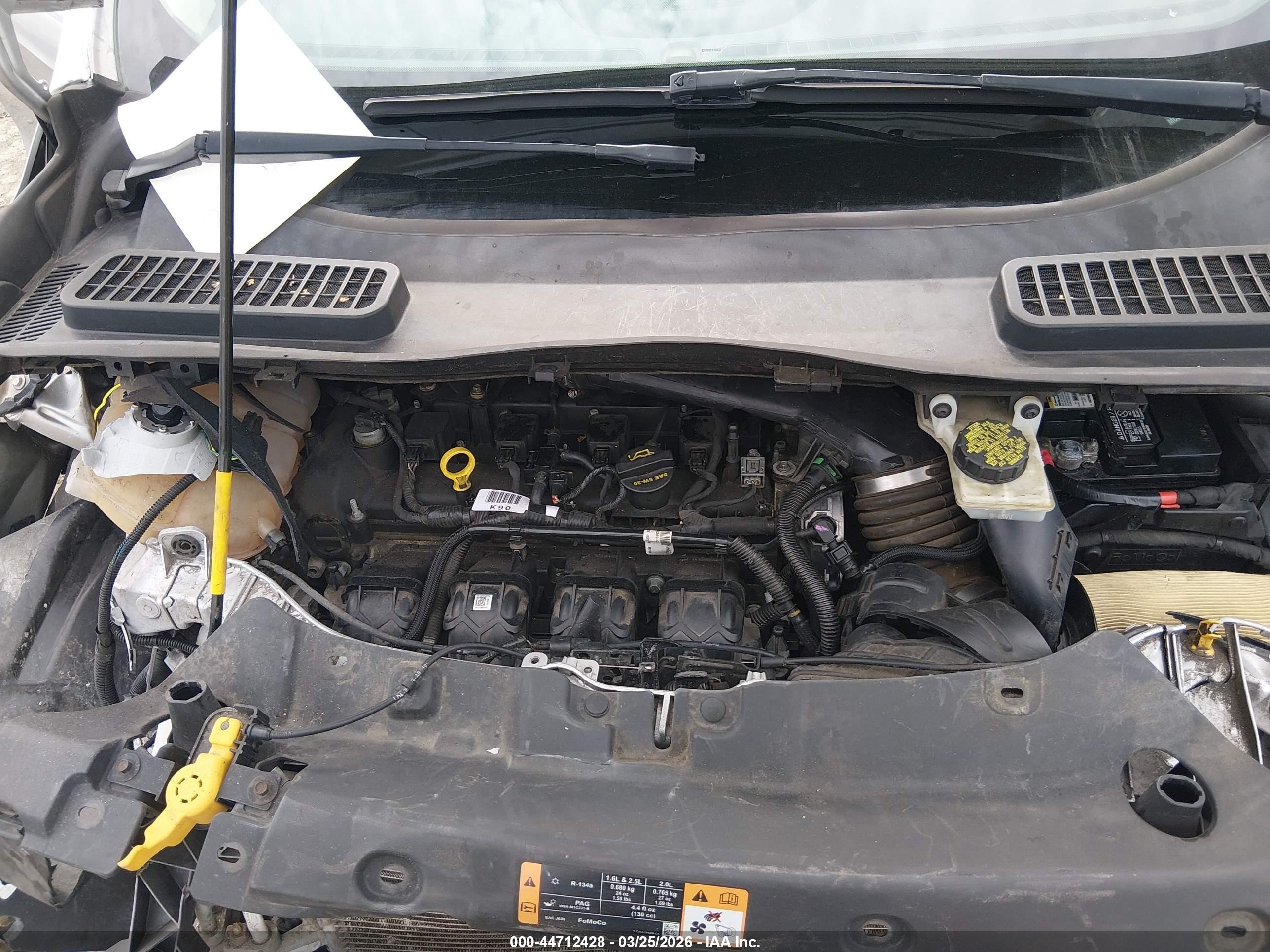 2014 Ford Escape Titanium Silver vin: 1FMCU9J95EUE19945
