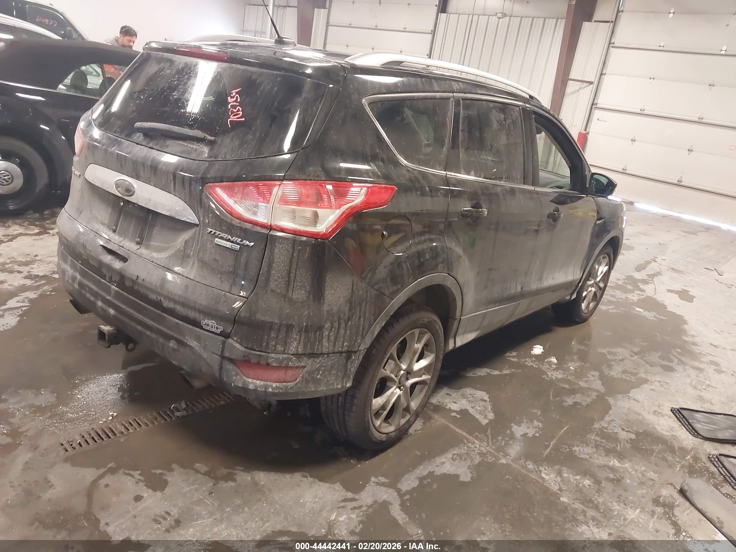 2014 Ford Escape Titanium Black vin: 1FMCU9J95EUE57692