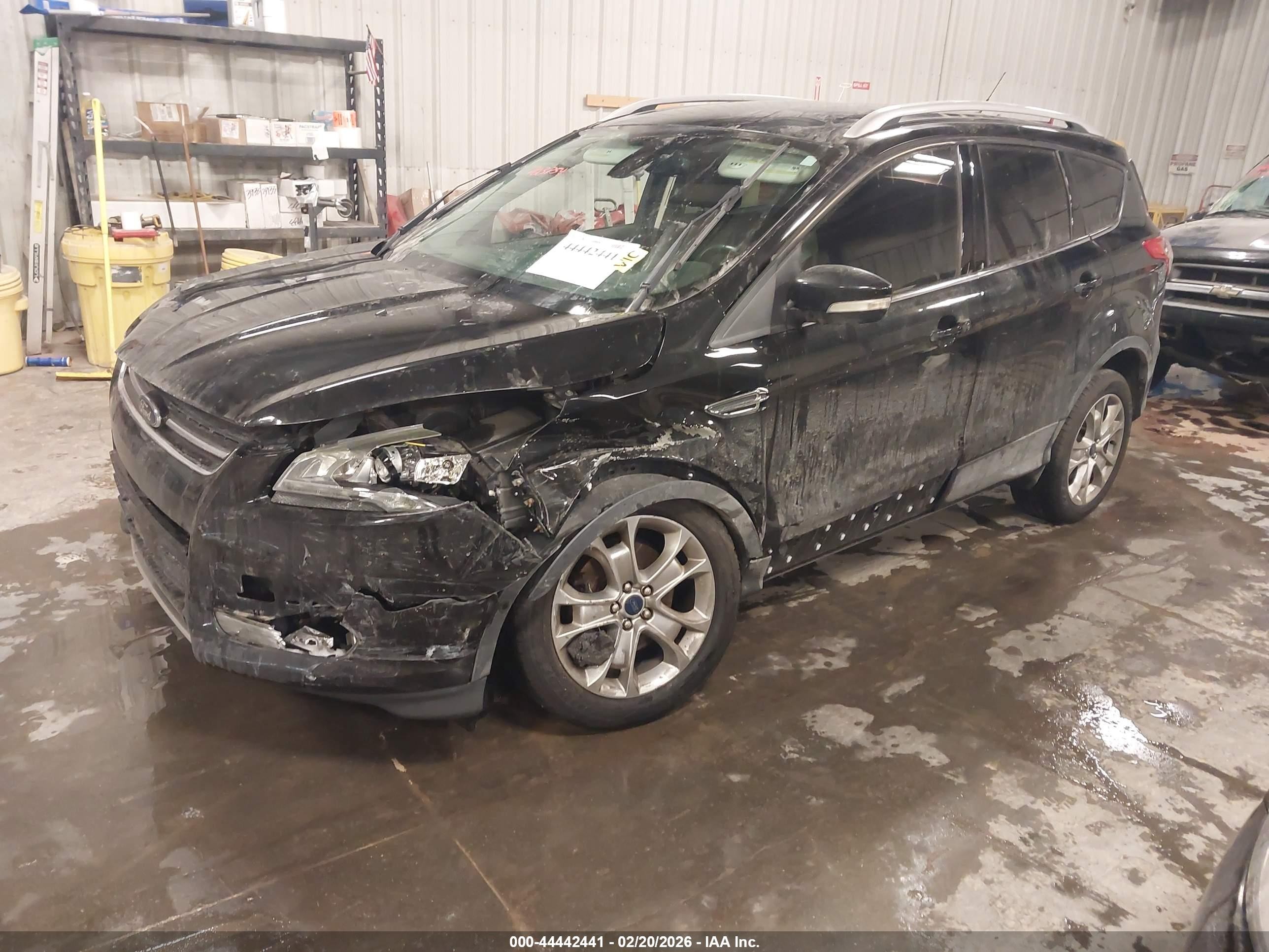 2014 Ford Escape Titanium Black vin: 1FMCU9J95EUE57692