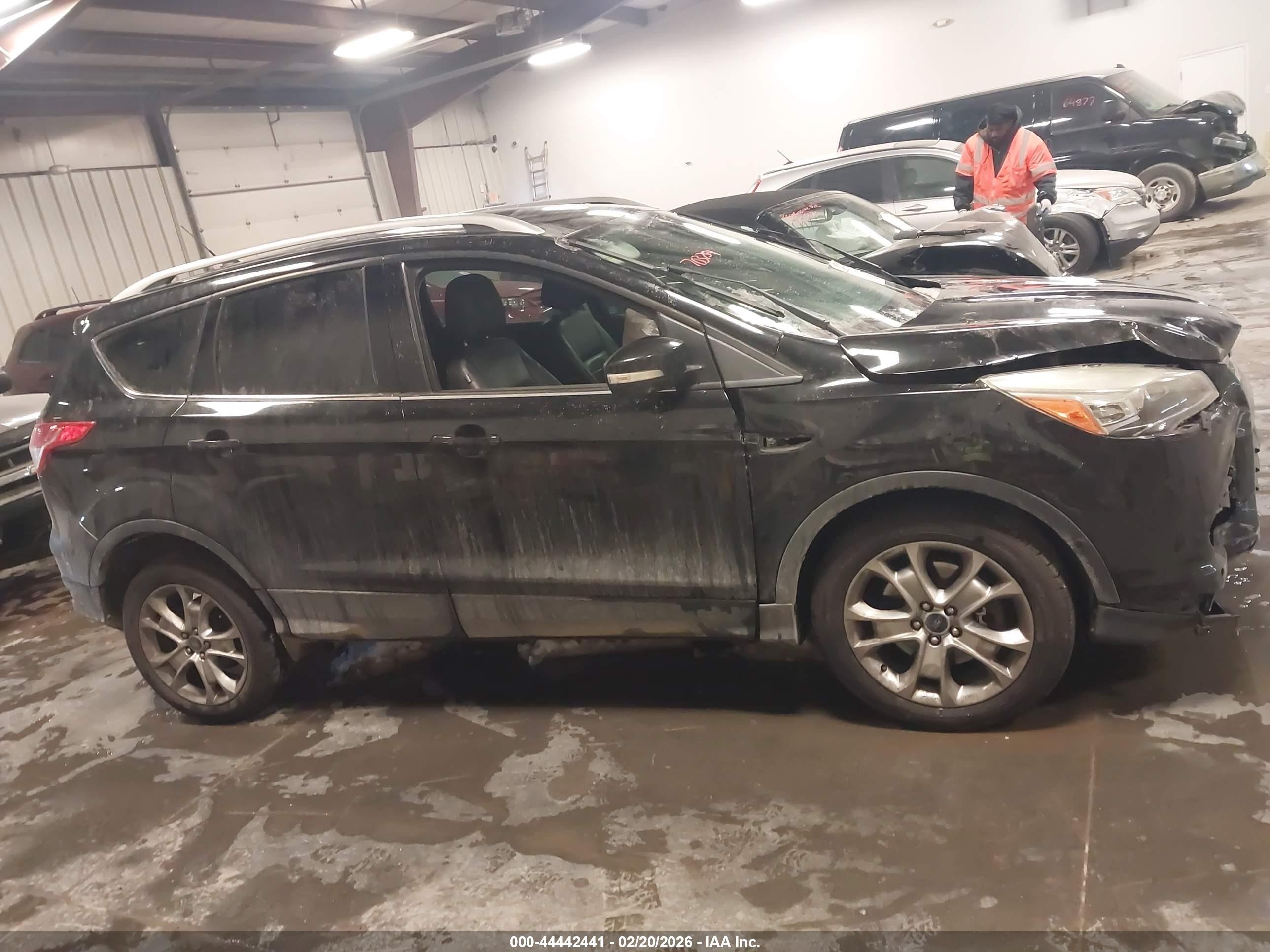 2014 Ford Escape Titanium Black vin: 1FMCU9J95EUE57692