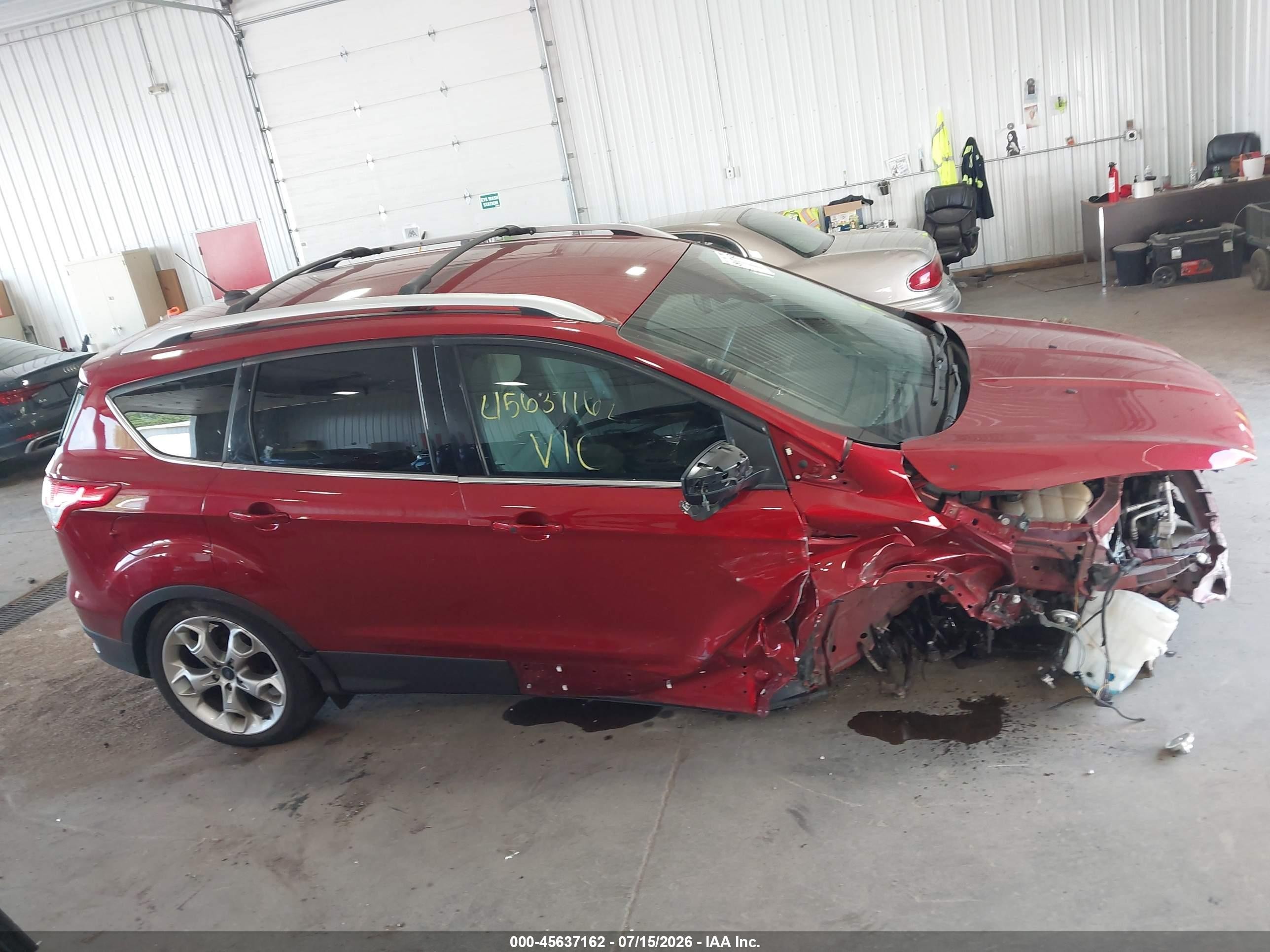 2015 Ford Escape Titanium Red vin: 1FMCU9J95FUA17960