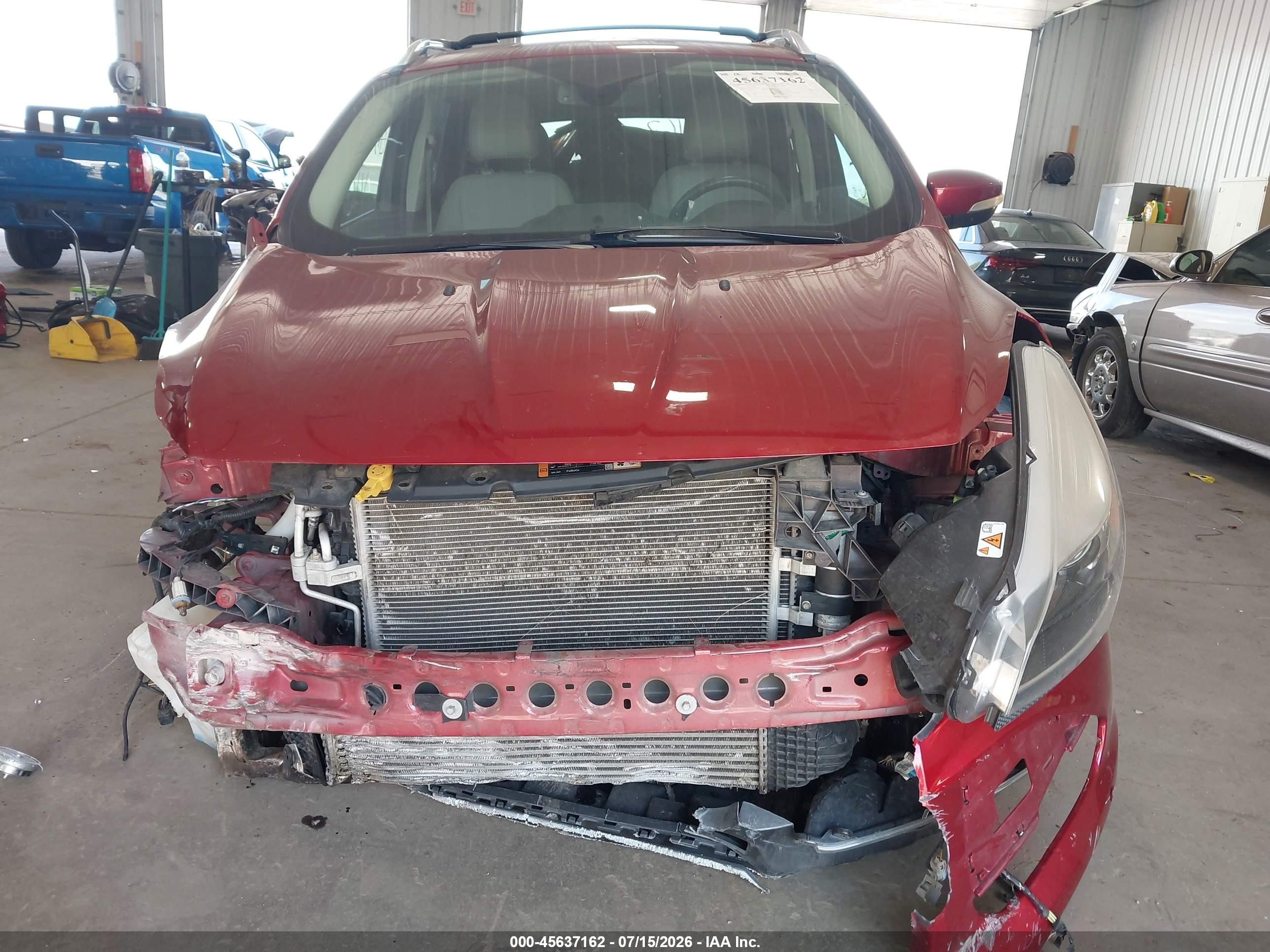2015 Ford Escape Titanium Red vin: 1FMCU9J95FUA17960