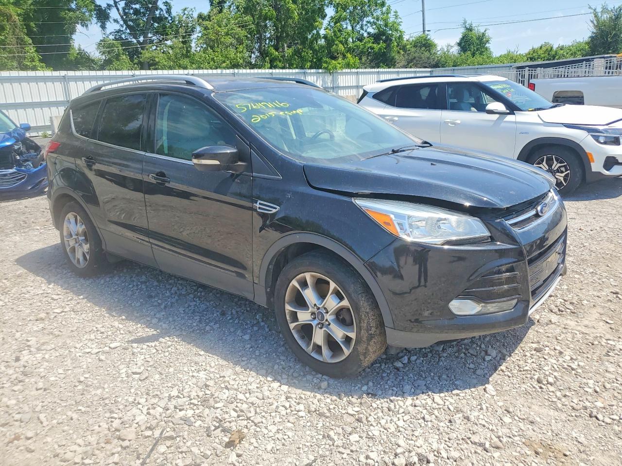 2015 Ford Escape Black vin: 1FMCU9J95FUA54314