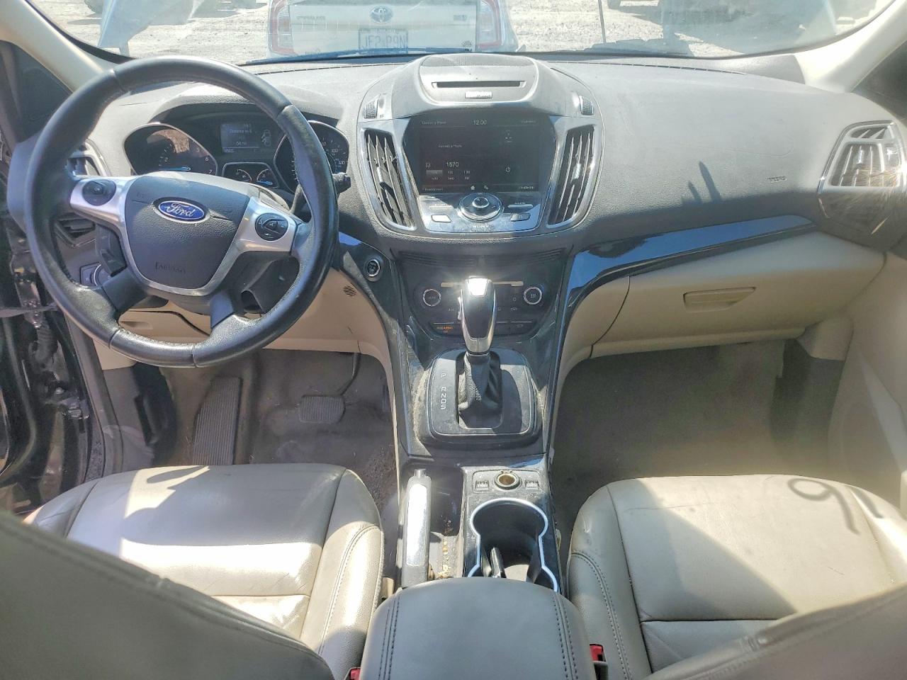 2015 Ford Escape Black vin: 1FMCU9J95FUA54314