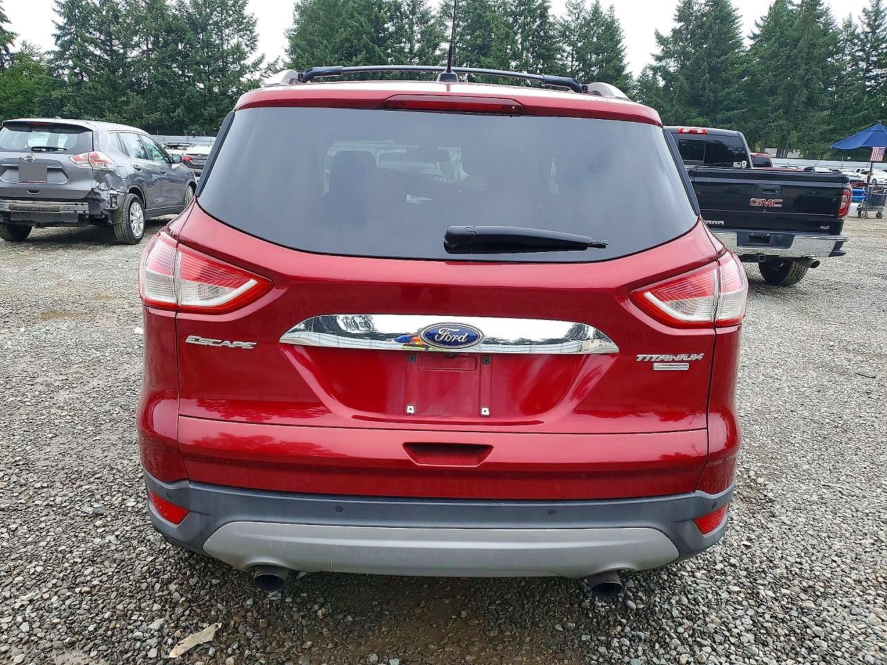 2015 Ford Escape Titanium Red vin: 1FMCU9J95FUA71906