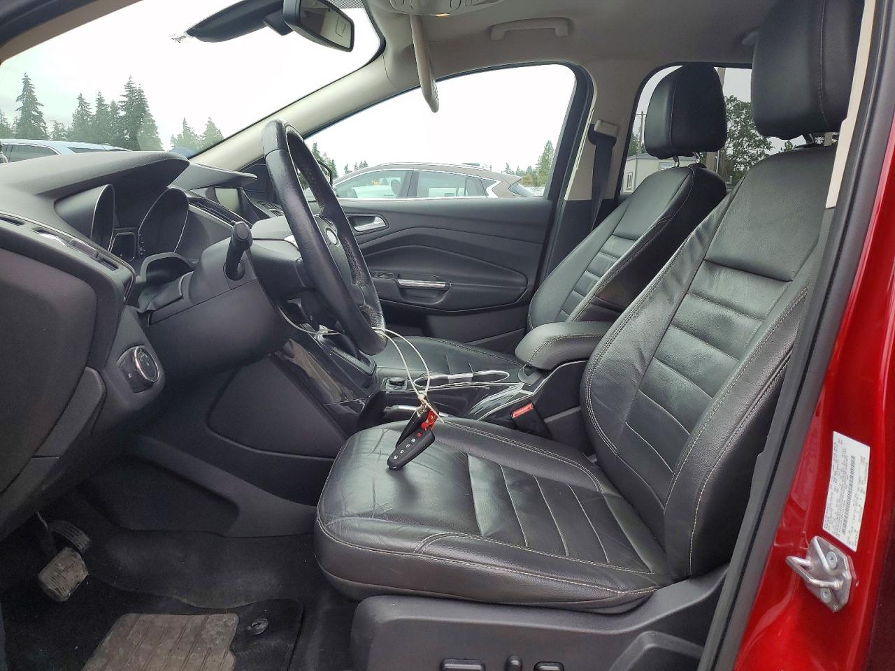 2015 Ford Escape Titanium Red vin: 1FMCU9J95FUA71906