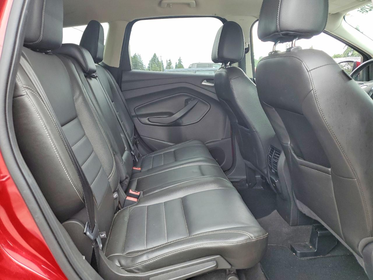 2015 Ford Escape Titanium Red vin: 1FMCU9J95FUA71906