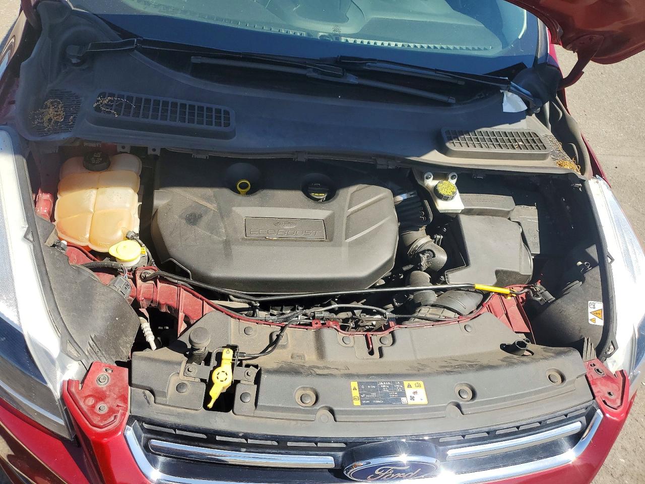 2015 Ford Escape Titanium Red vin: 1FMCU9J95FUA92755