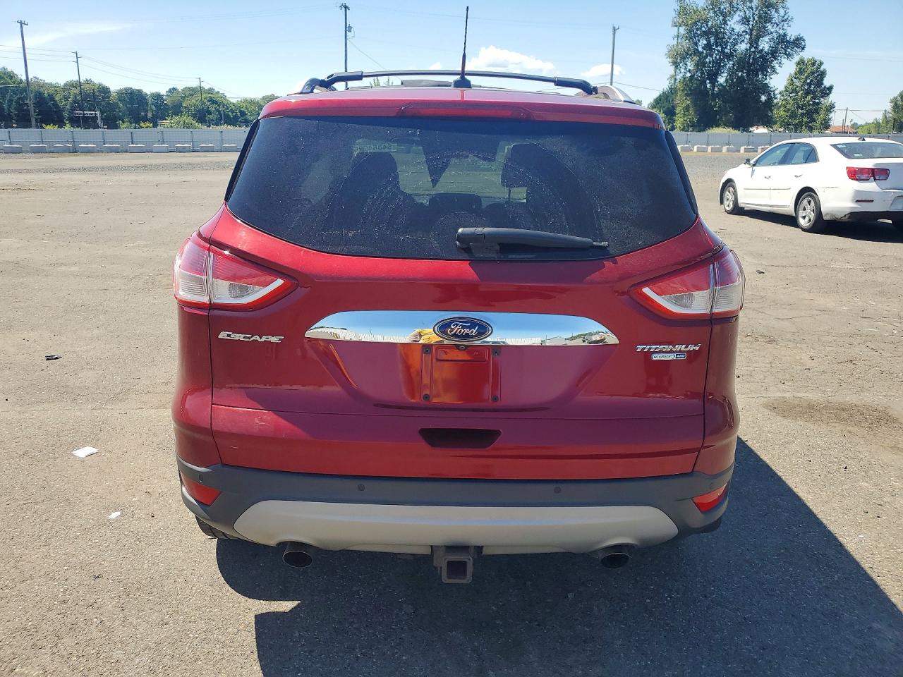 2015 Ford Escape Titanium Red vin: 1FMCU9J95FUA92755