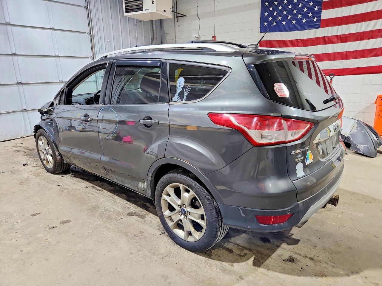2015 Ford Escape Titanium Gray vin: 1FMCU9J95FUA96966