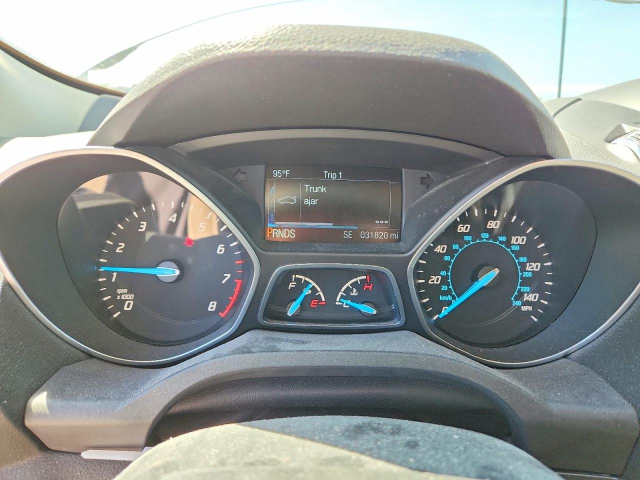 2015 Ford Escape Titanium White vin: 1FMCU9J95FUB63582