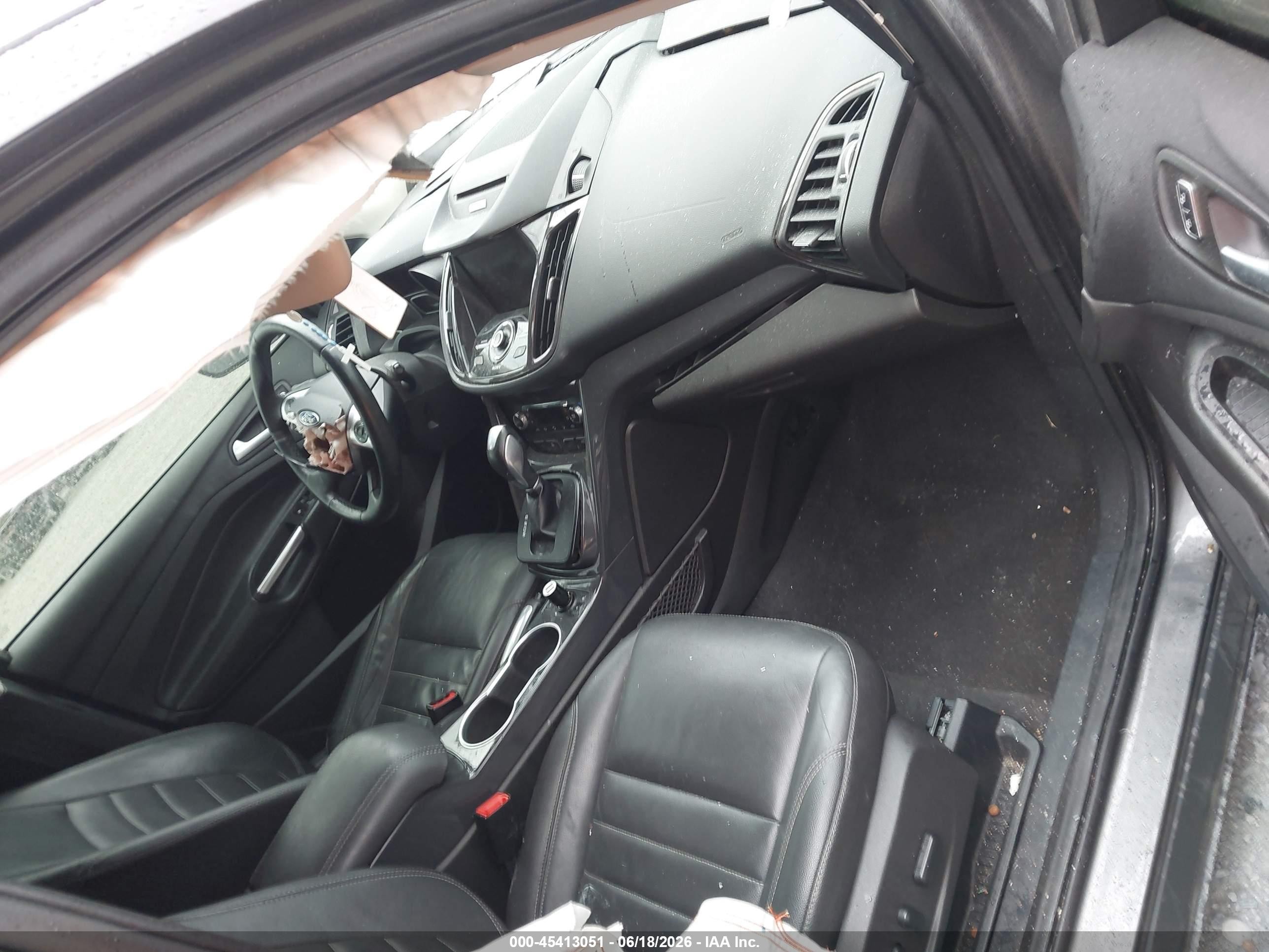 2015 Ford Escape Titanium Gray vin: 1FMCU9J95FUC82457