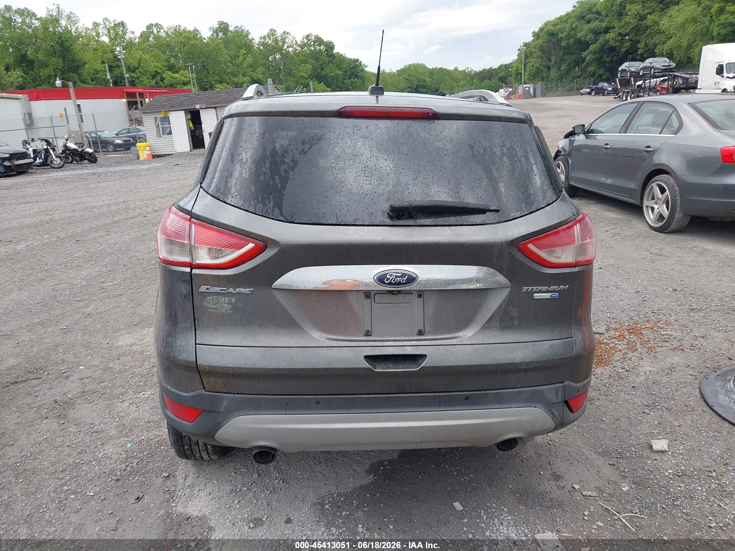 2015 Ford Escape Titanium Gray vin: 1FMCU9J95FUC82457