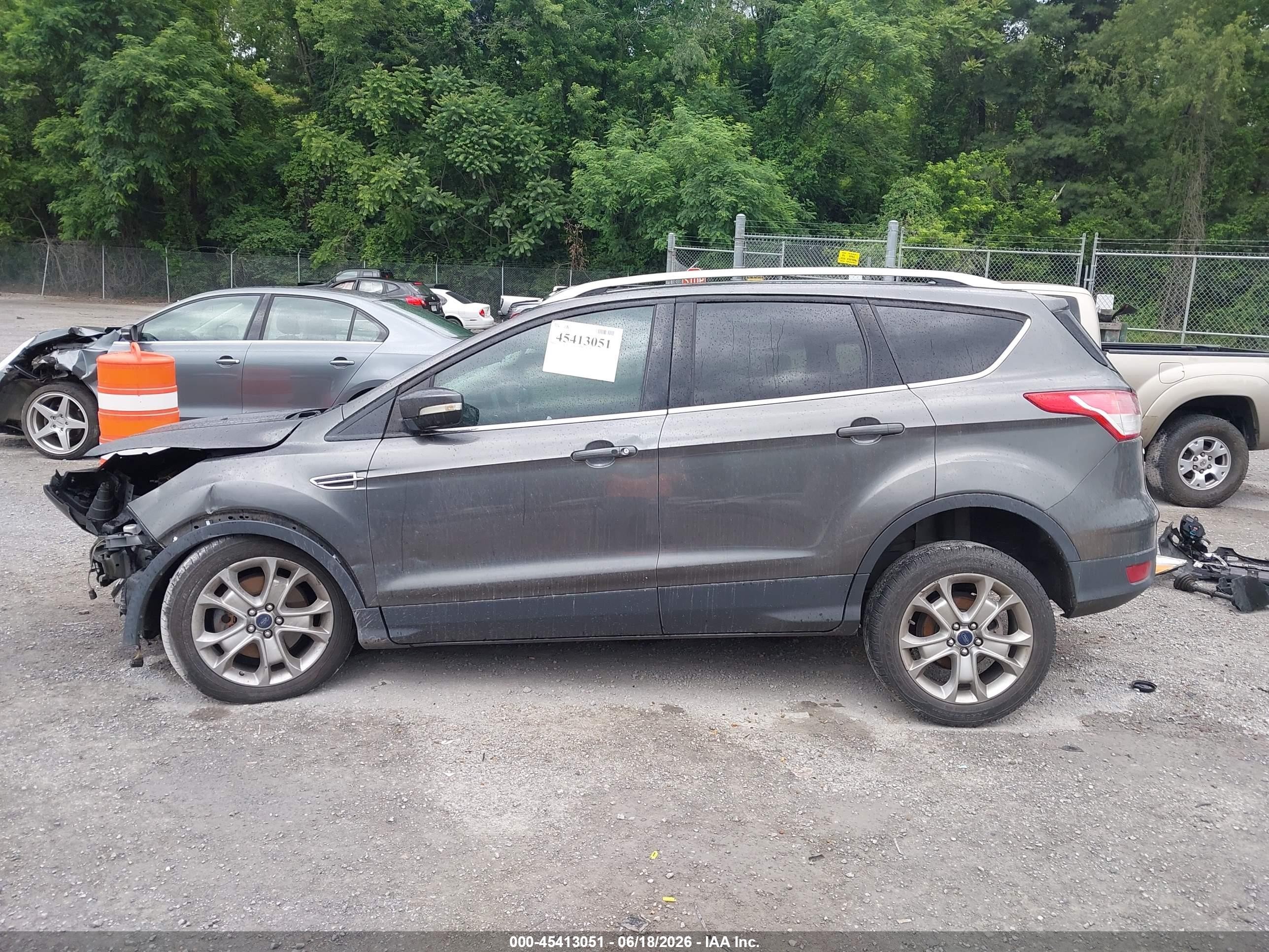 2015 Ford Escape Titanium Gray vin: 1FMCU9J95FUC82457