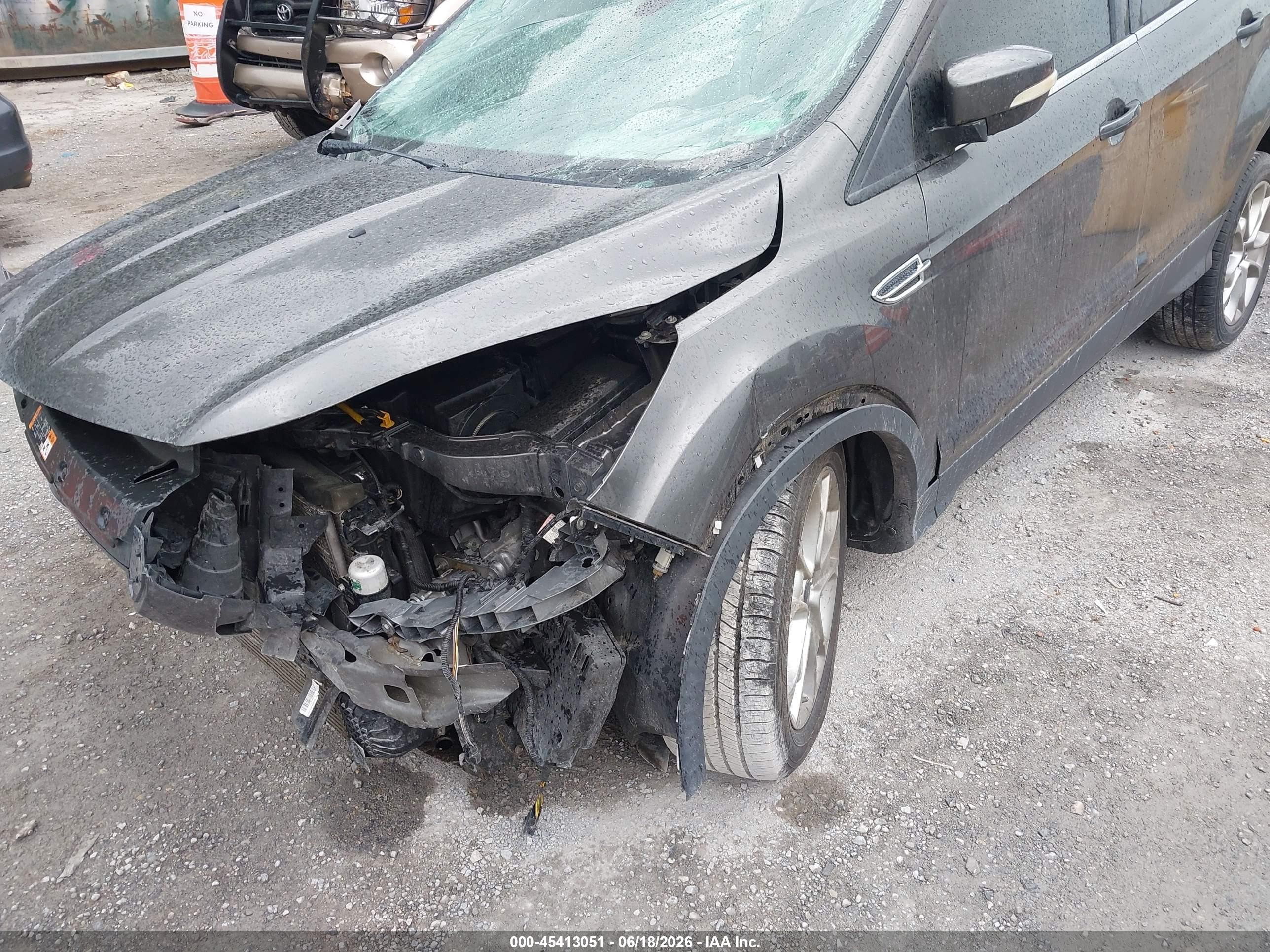 2015 Ford Escape Titanium Gray vin: 1FMCU9J95FUC82457
