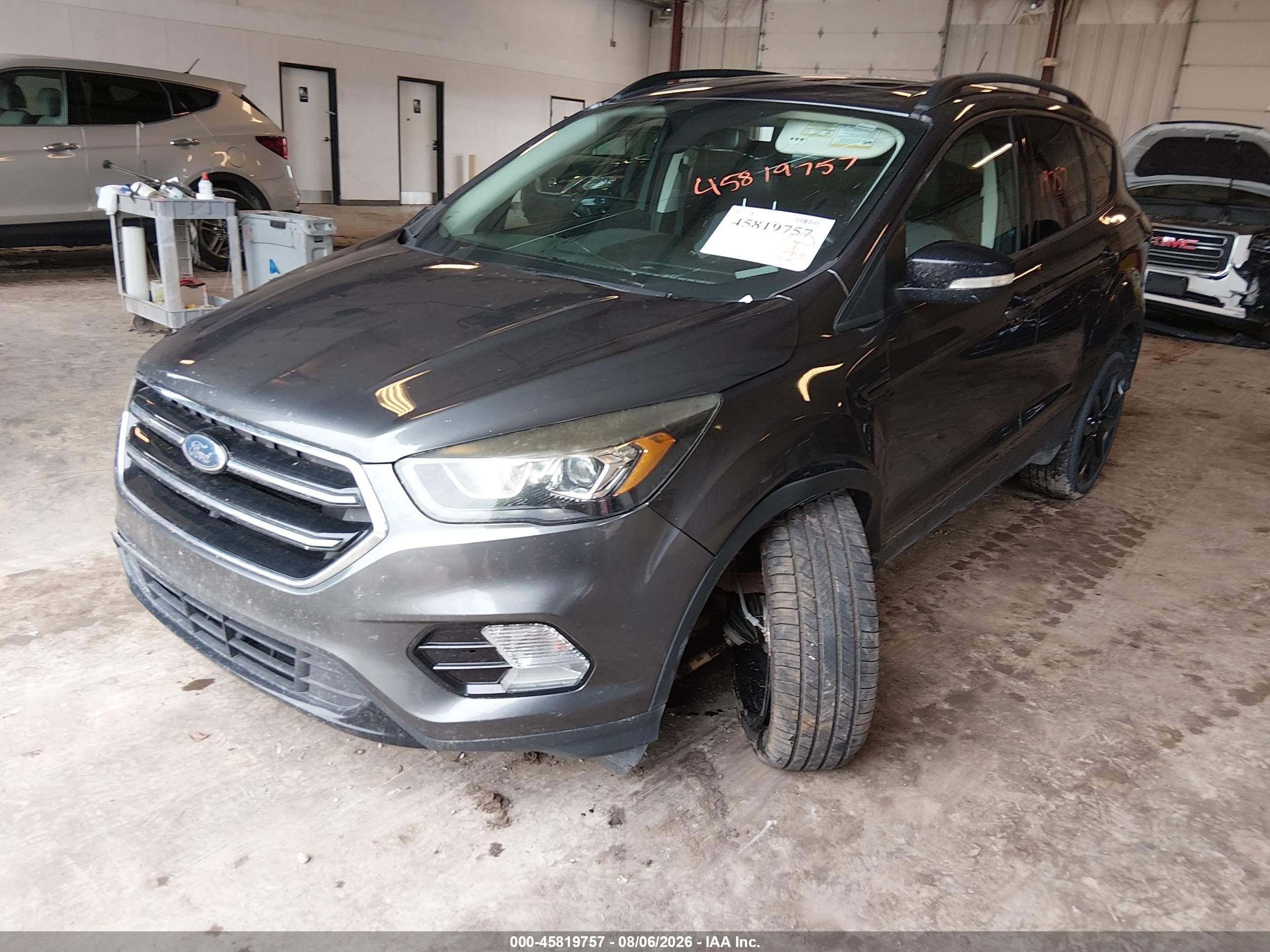 2017 Ford Escape Titanium Gray vin: 1FMCU9J95HUE70477