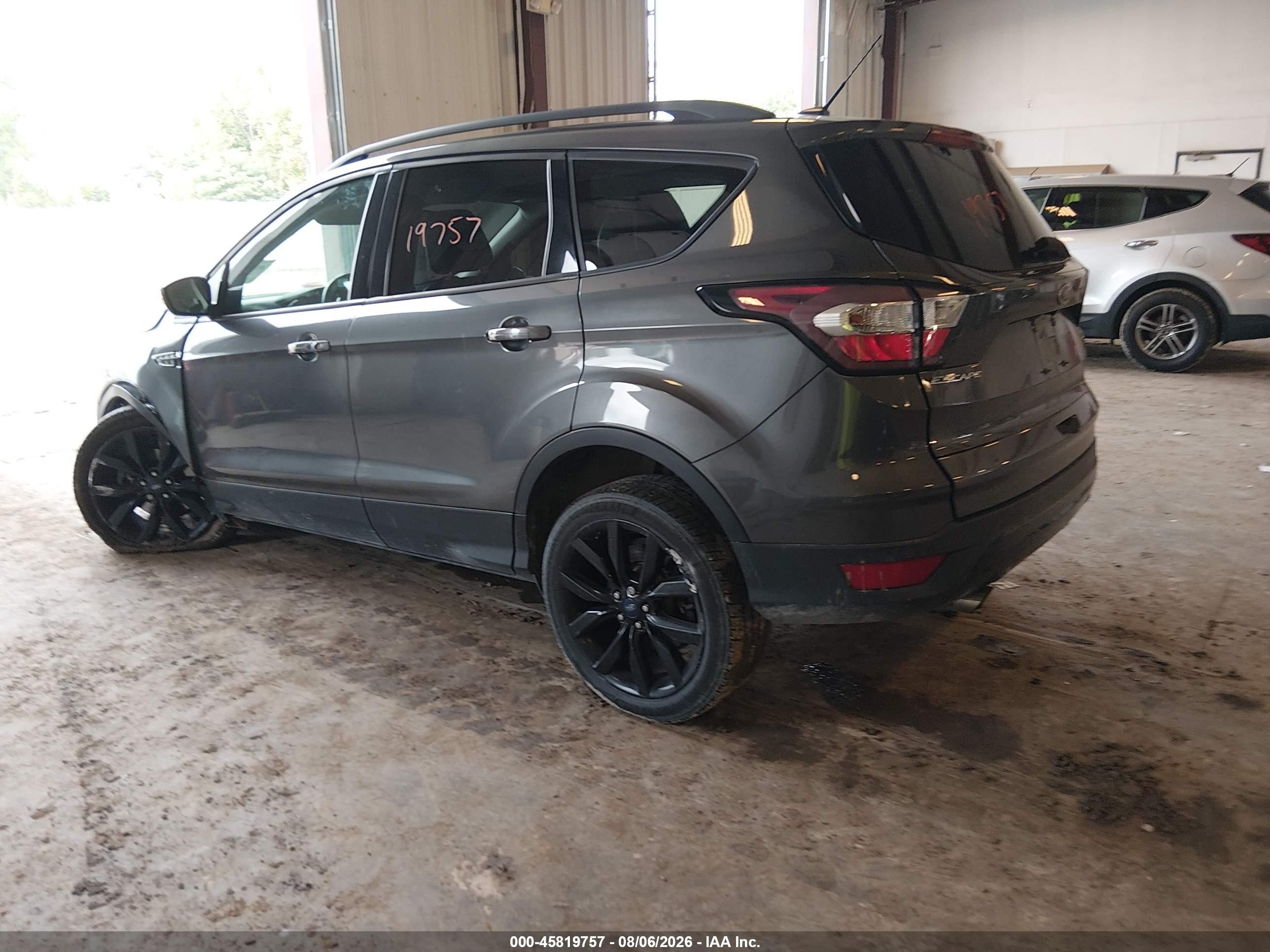 2017 Ford Escape Titanium Gray vin: 1FMCU9J95HUE70477