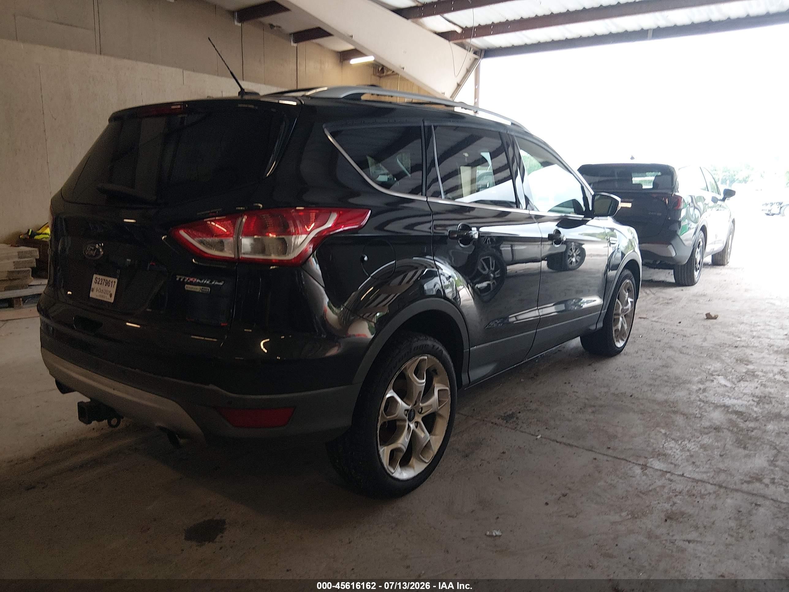 2013 Ford Escape Titanium Black vin: 1FMCU9J96DUA04129