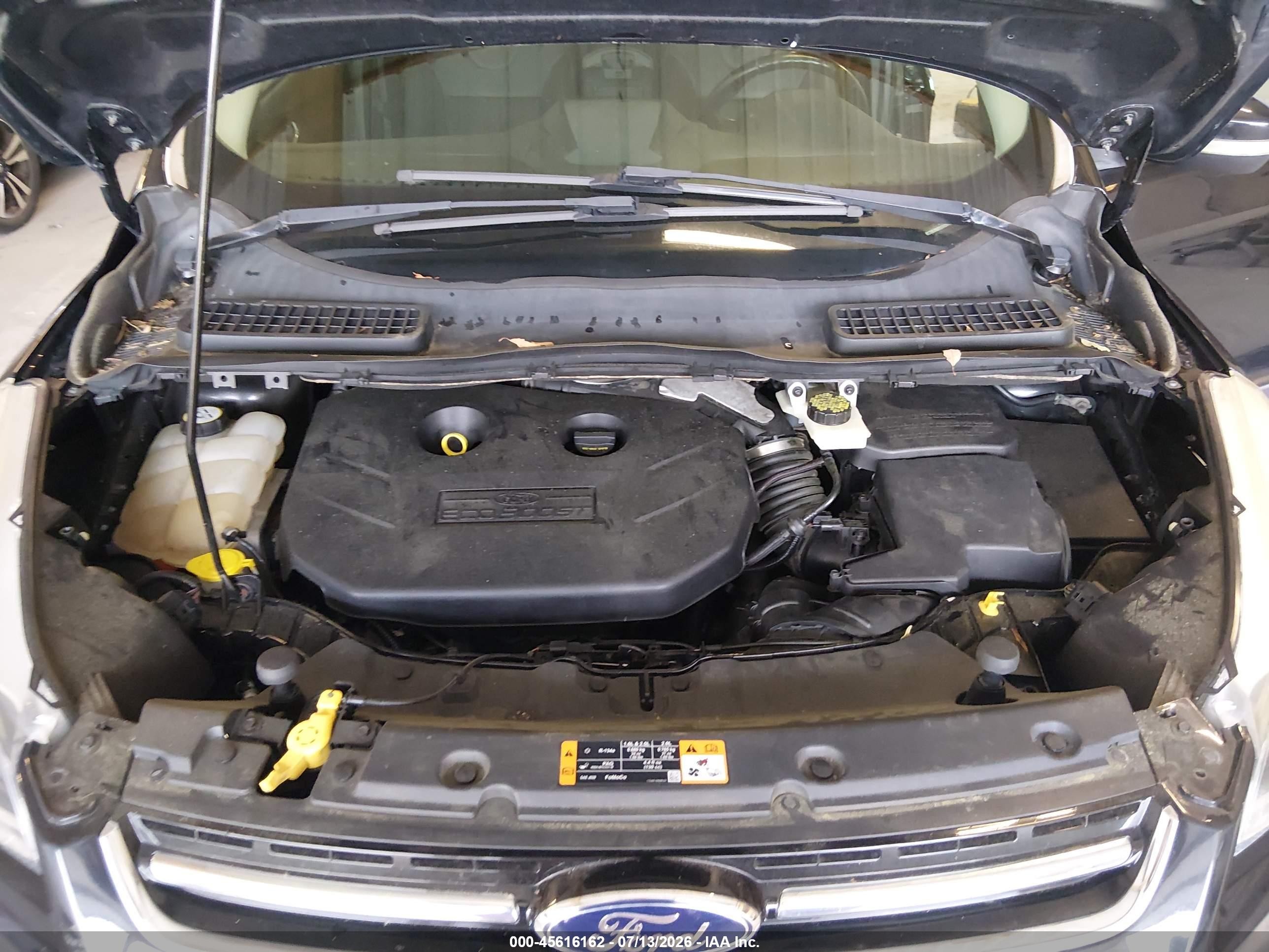 2013 Ford Escape Titanium Black vin: 1FMCU9J96DUA04129