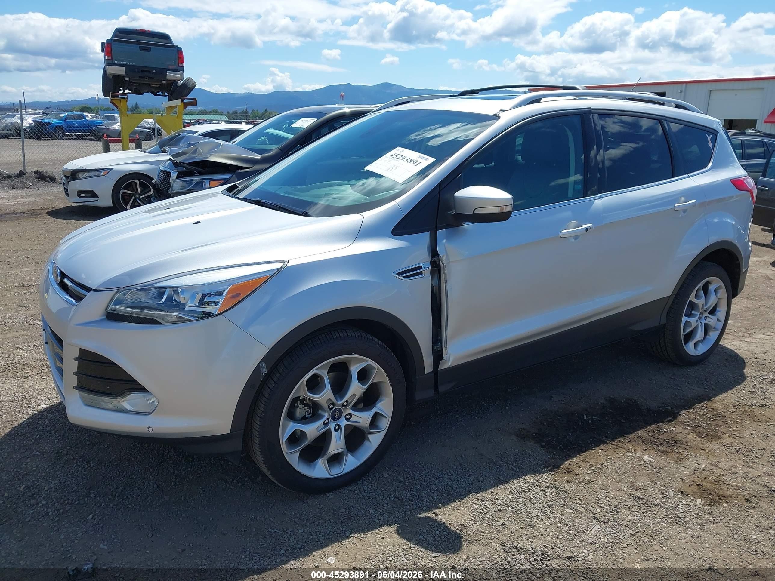 2013 Ford Escape Titanium Pewter vin: 1FMCU9J96DUA59583