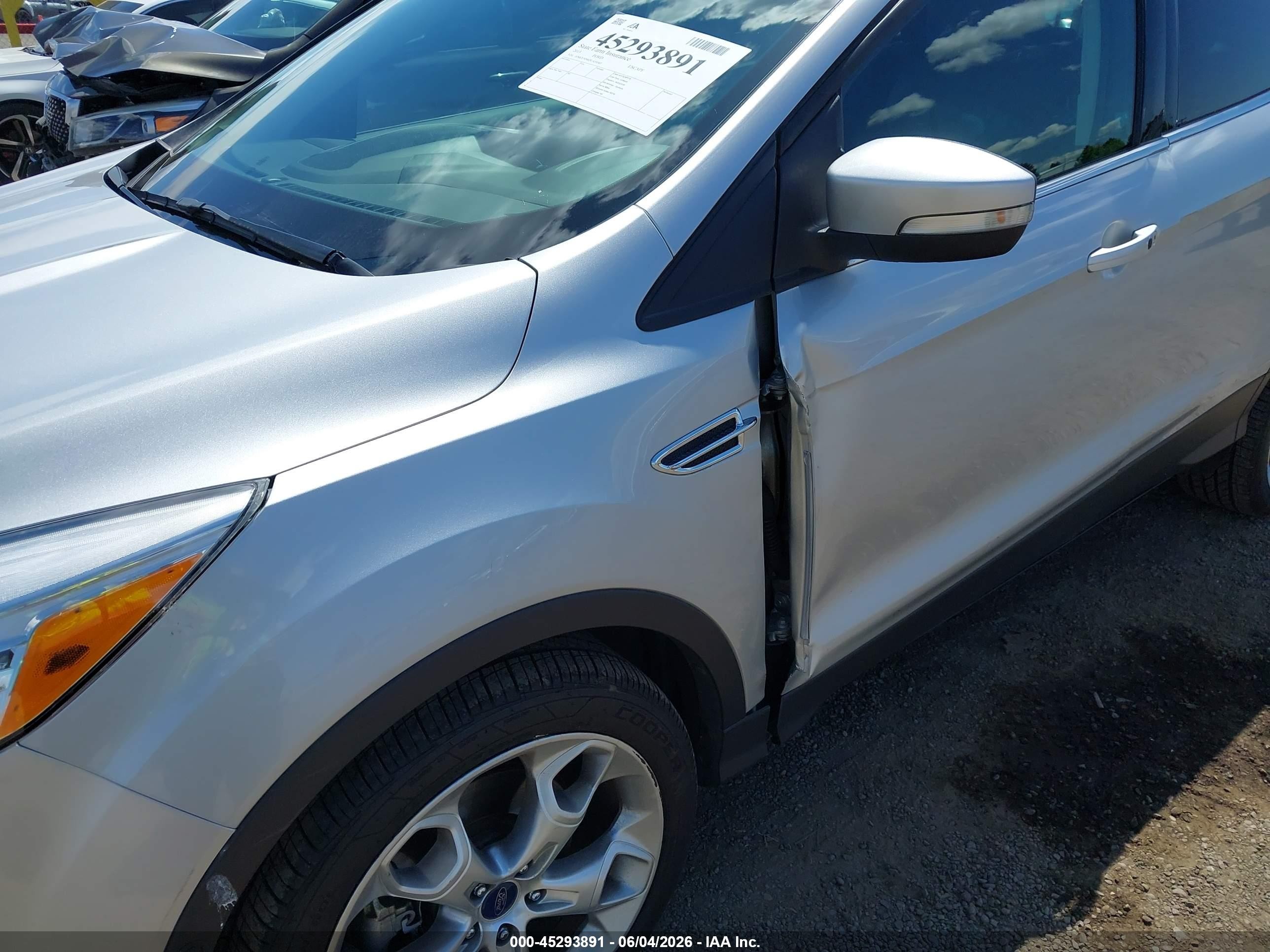 2013 Ford Escape Titanium Pewter vin: 1FMCU9J96DUA59583