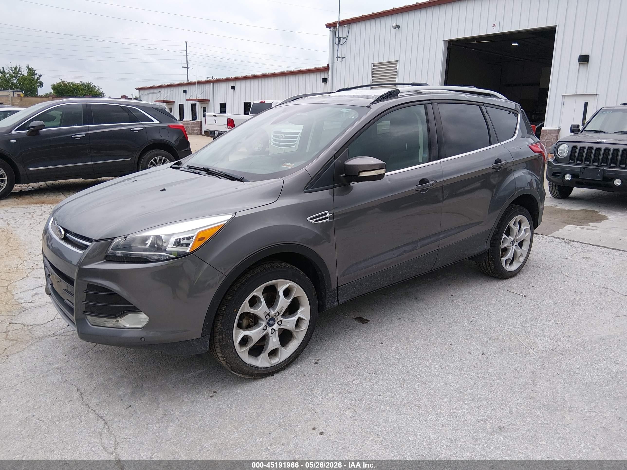 2013 Ford Escape Titanium Gray vin: 1FMCU9J96DUB15117