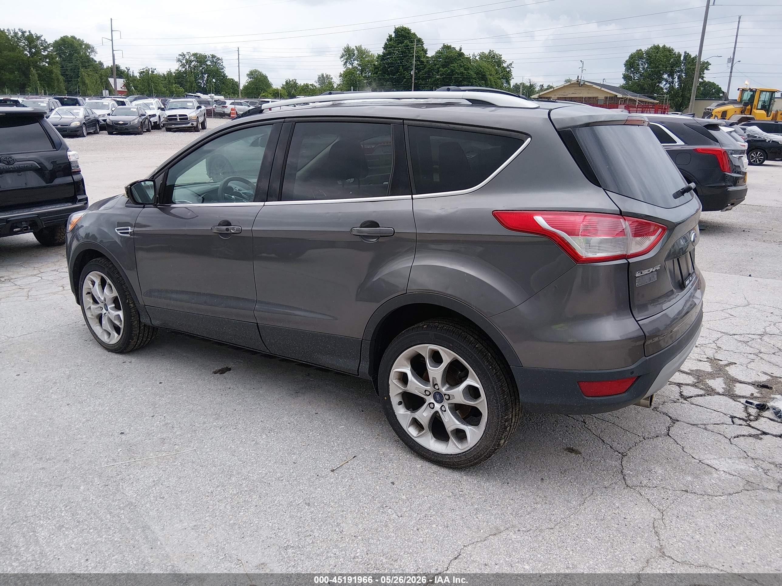 2013 Ford Escape Titanium Gray vin: 1FMCU9J96DUB15117