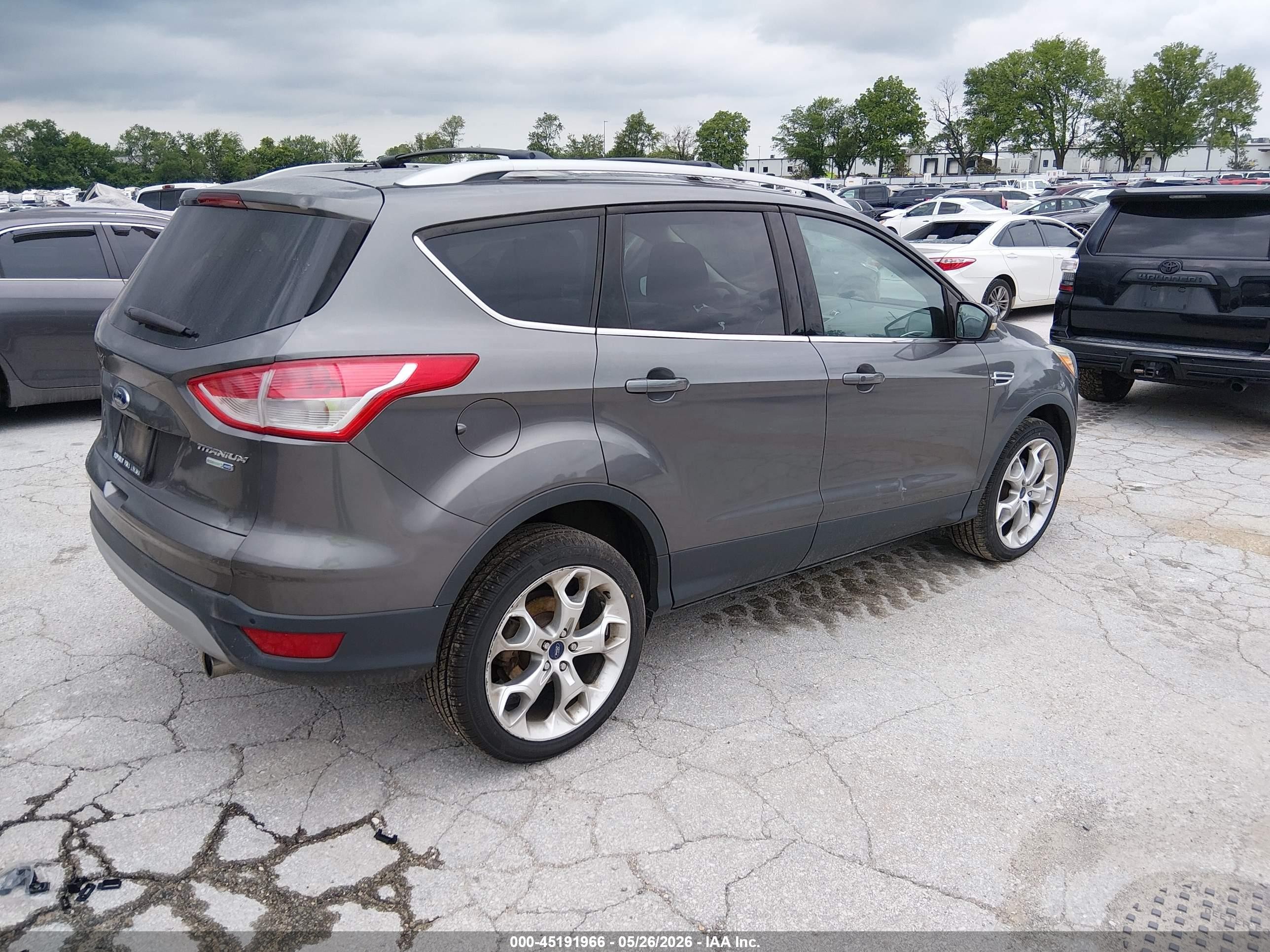 2013 Ford Escape Titanium Gray vin: 1FMCU9J96DUB15117