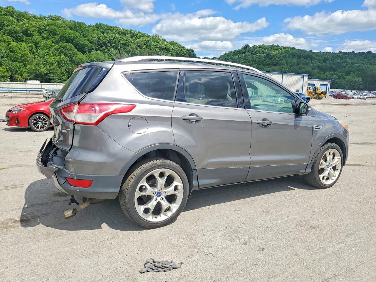 2013 Ford Escape Titanium Gray vin: 1FMCU9J96DUB44603