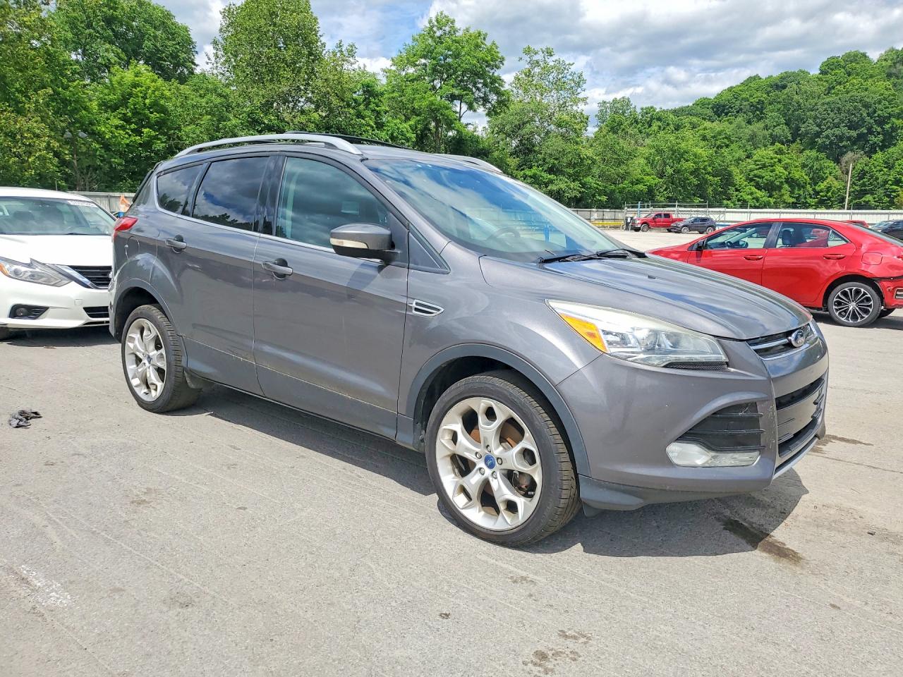 2013 Ford Escape Titanium Gray vin: 1FMCU9J96DUB44603