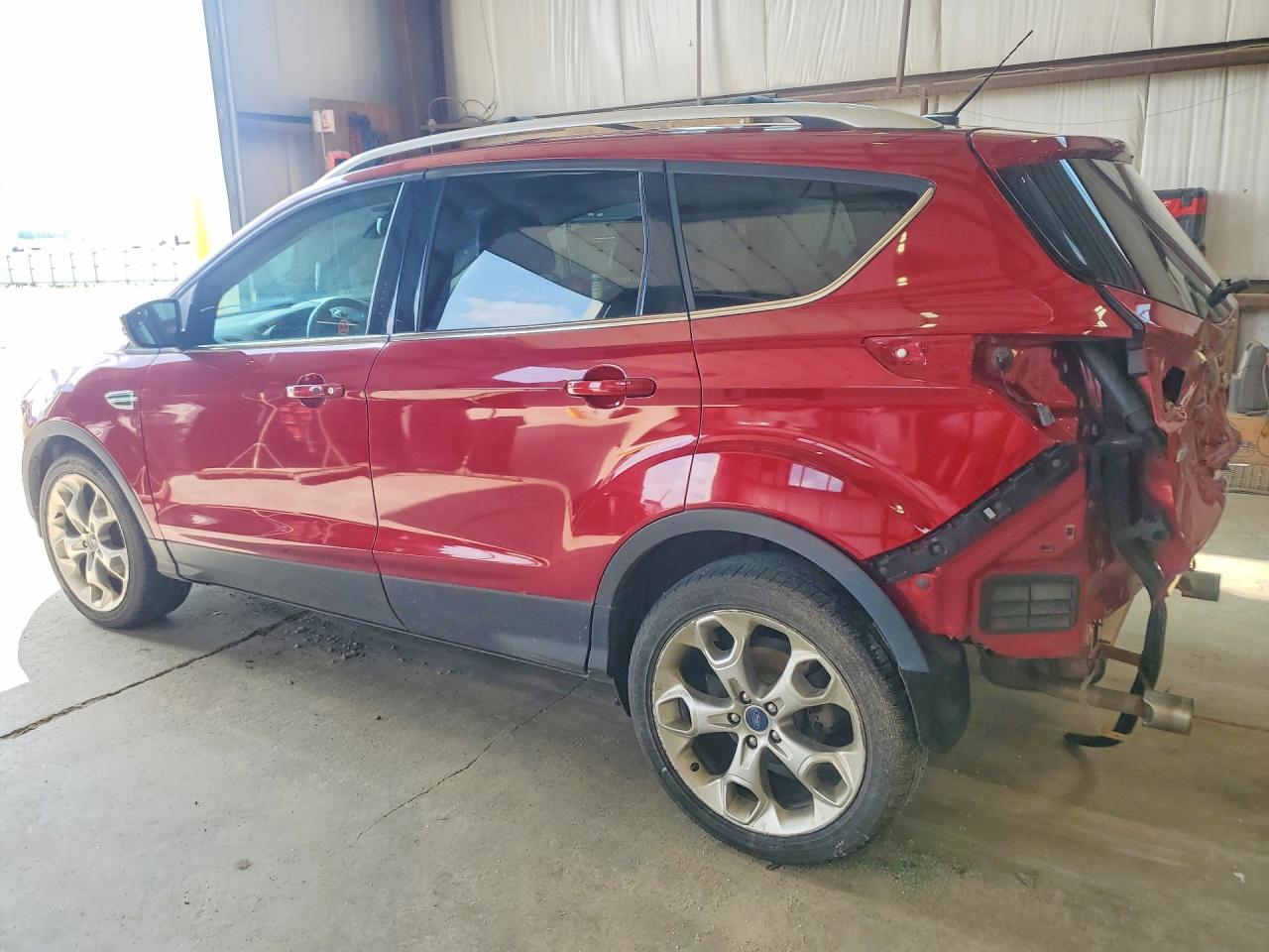 2013 Ford Escape Titanium Red vin: 1FMCU9J96DUC89415
