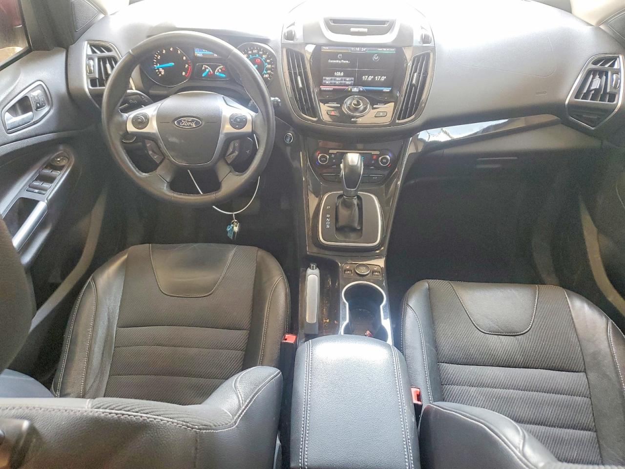 2013 Ford Escape Titanium Red vin: 1FMCU9J96DUC89415