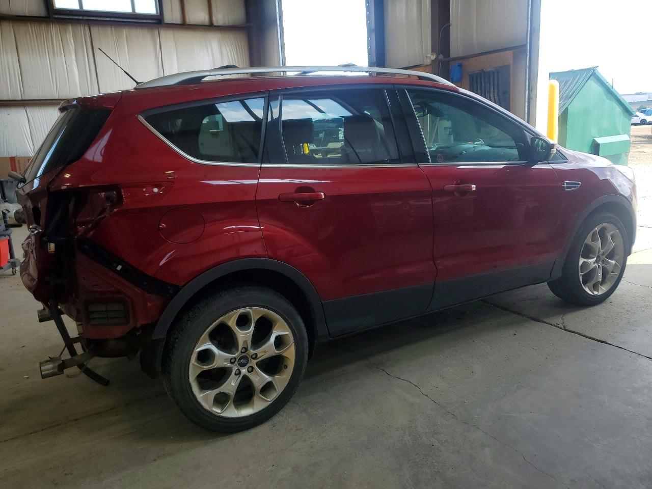 2013 Ford Escape Titanium Red vin: 1FMCU9J96DUC89415