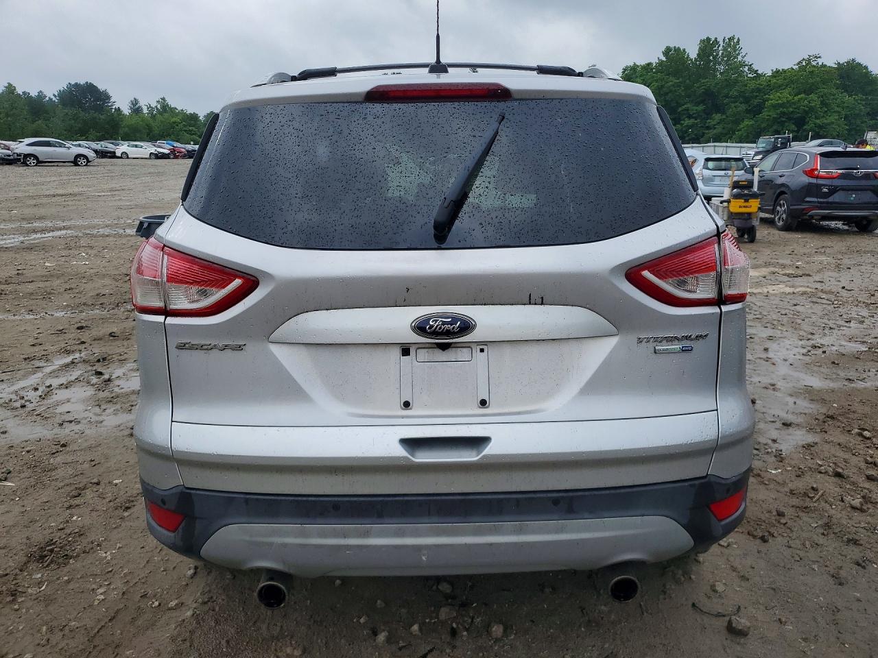 2013 Ford Escape Titanium Silver vin: 1FMCU9J96DUD30027