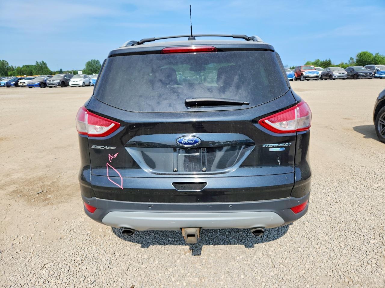 2013 Ford Escape Titanium Черный vin: 1FMCU9J96DUD58653