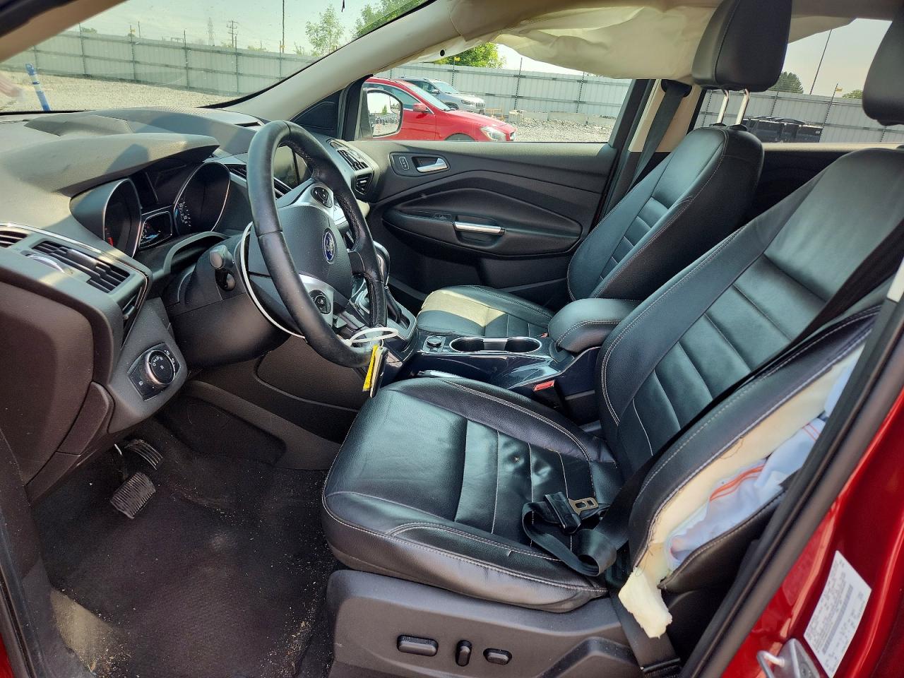 2014 Ford Escape Titanium Red vin: 1FMCU9J96EUA15732
