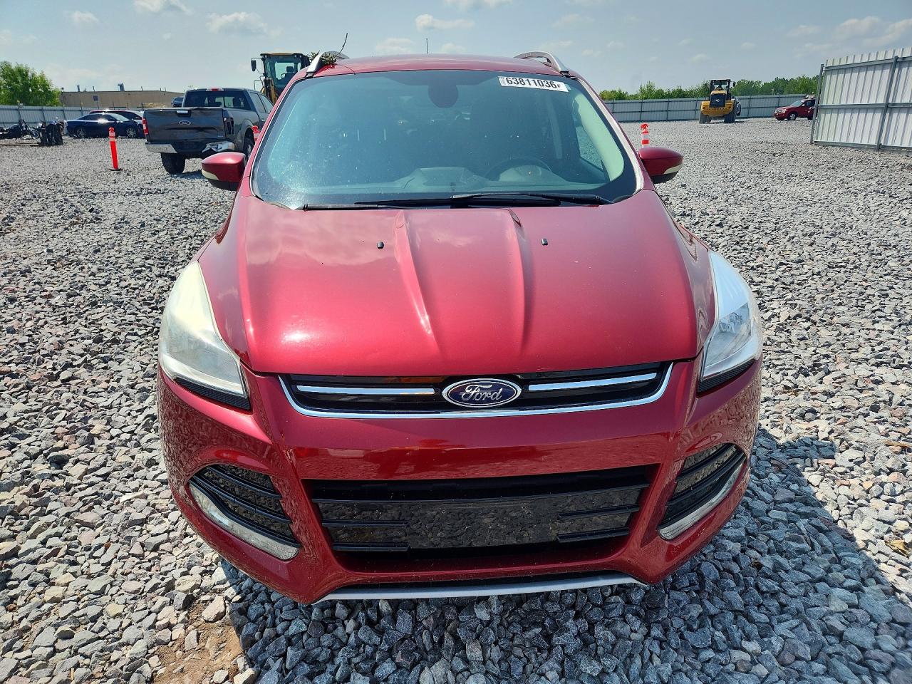 2014 Ford Escape Titanium Red vin: 1FMCU9J96EUA15732