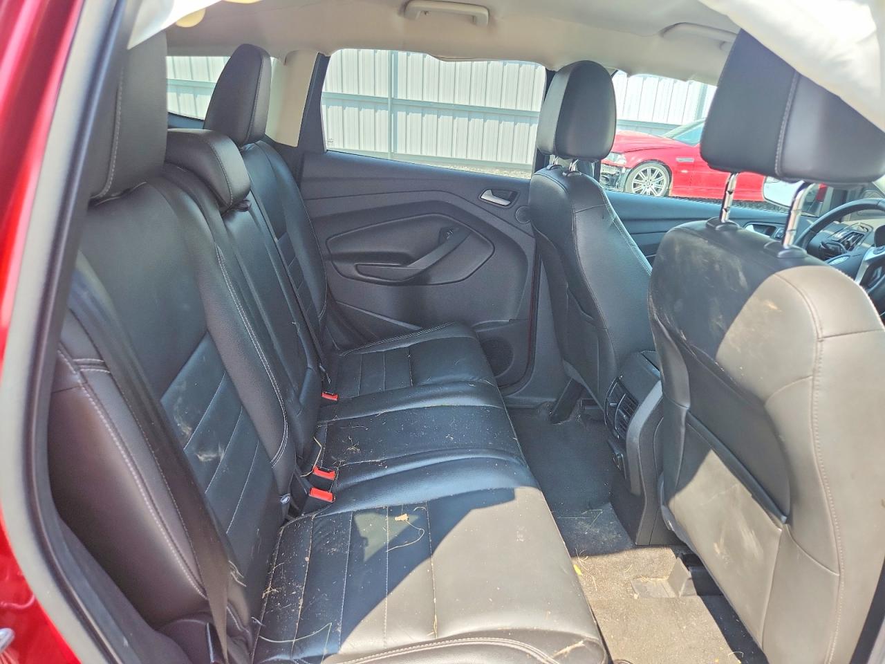 2014 Ford Escape Titanium Red vin: 1FMCU9J96EUA15732