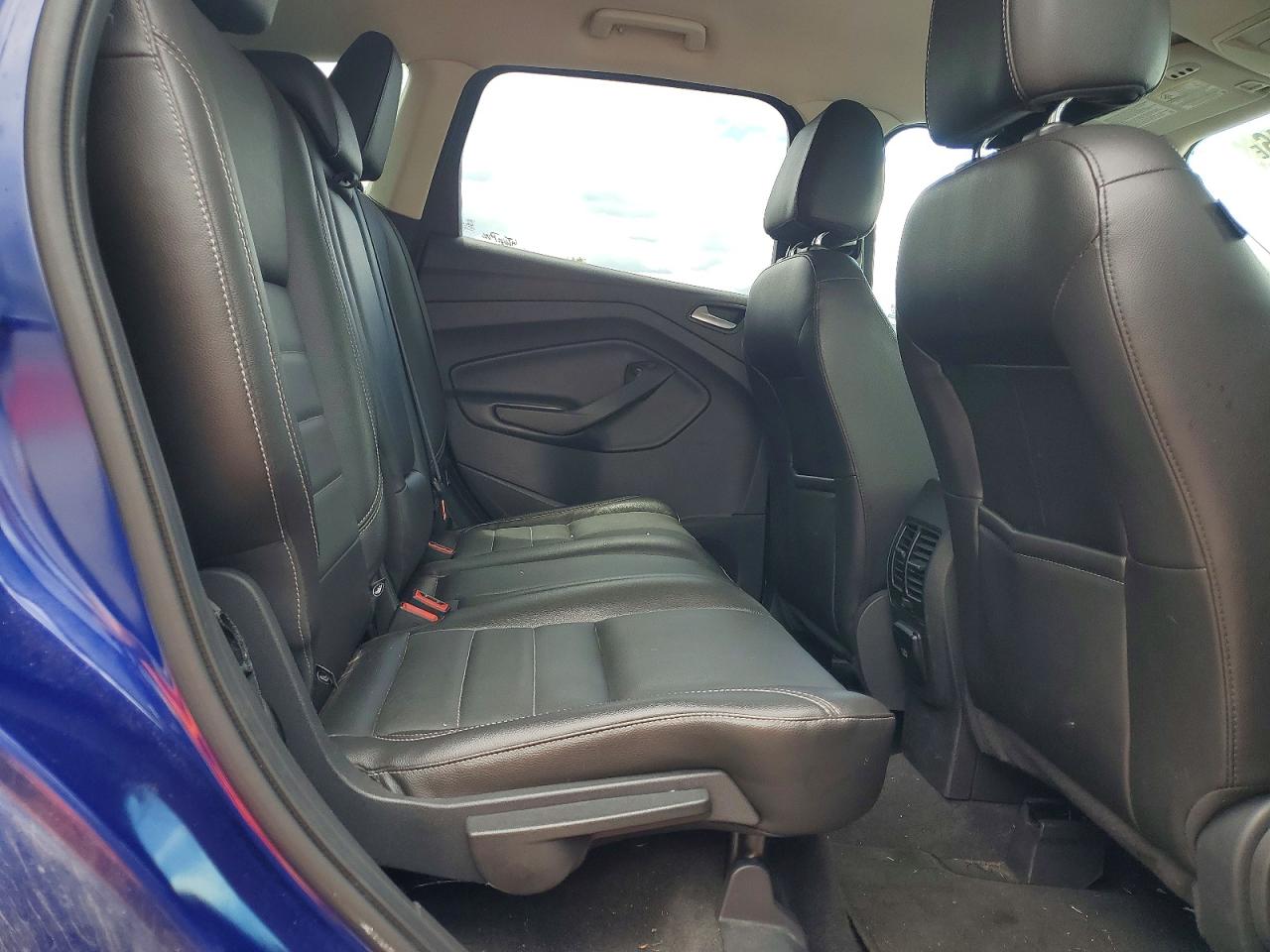 2014 Ford Escape Titanium Синий vin: 1FMCU9J96EUA34541