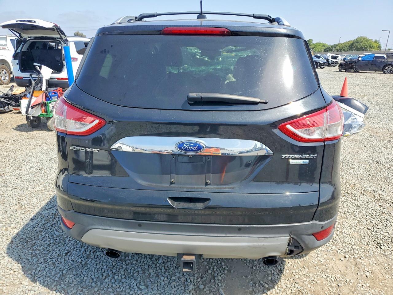 2014 Ford Escape Titanium Black vin: 1FMCU9J96EUA53333